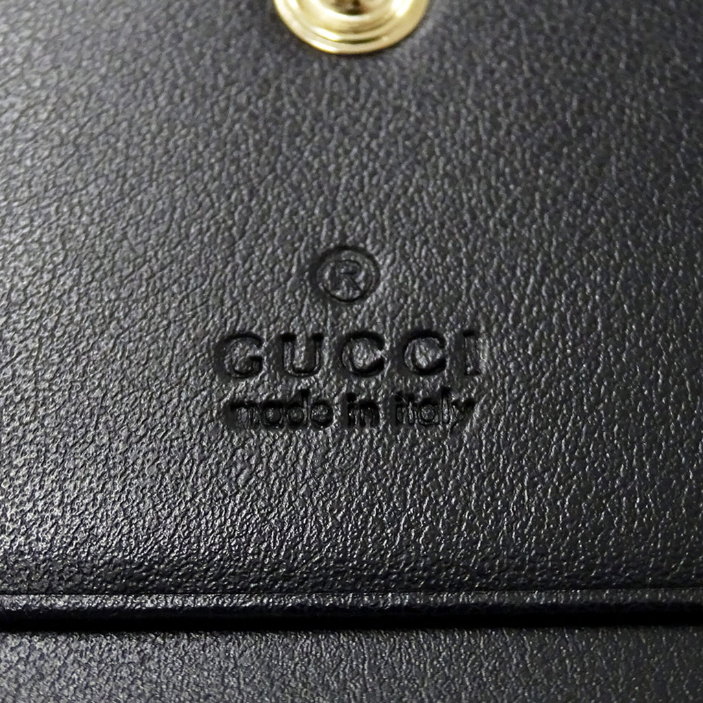 Gucci Black Leather Wallet (Bi-Fold) (Pre-Owned)