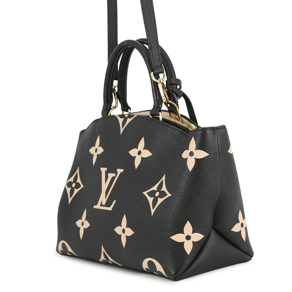 Louis Vuitton Monogram Empreinte Beige Bicolor Black Noir Monogram Empreinte Handbag