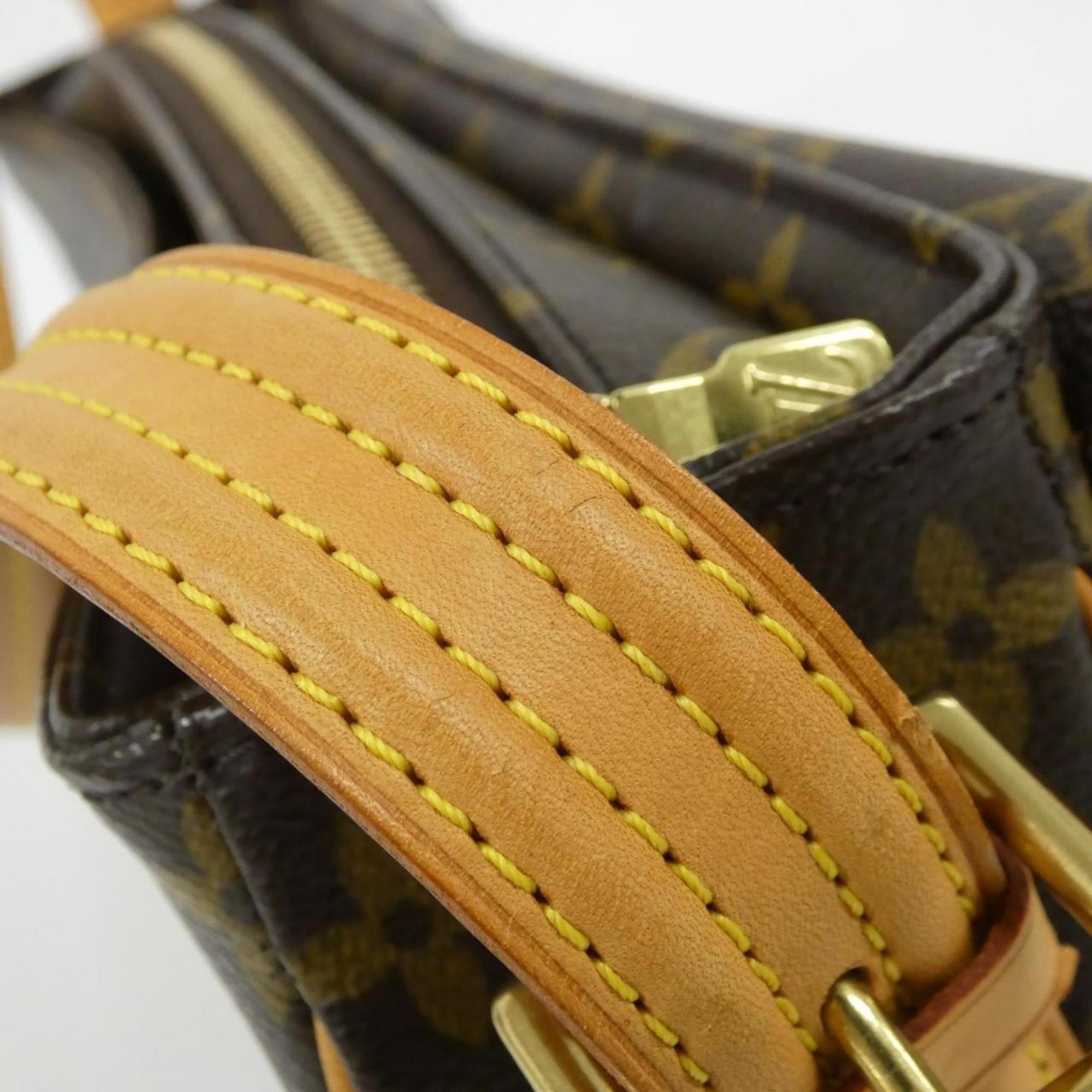 Louis Vuitton Marron Coated Canvas Shoulder Bag