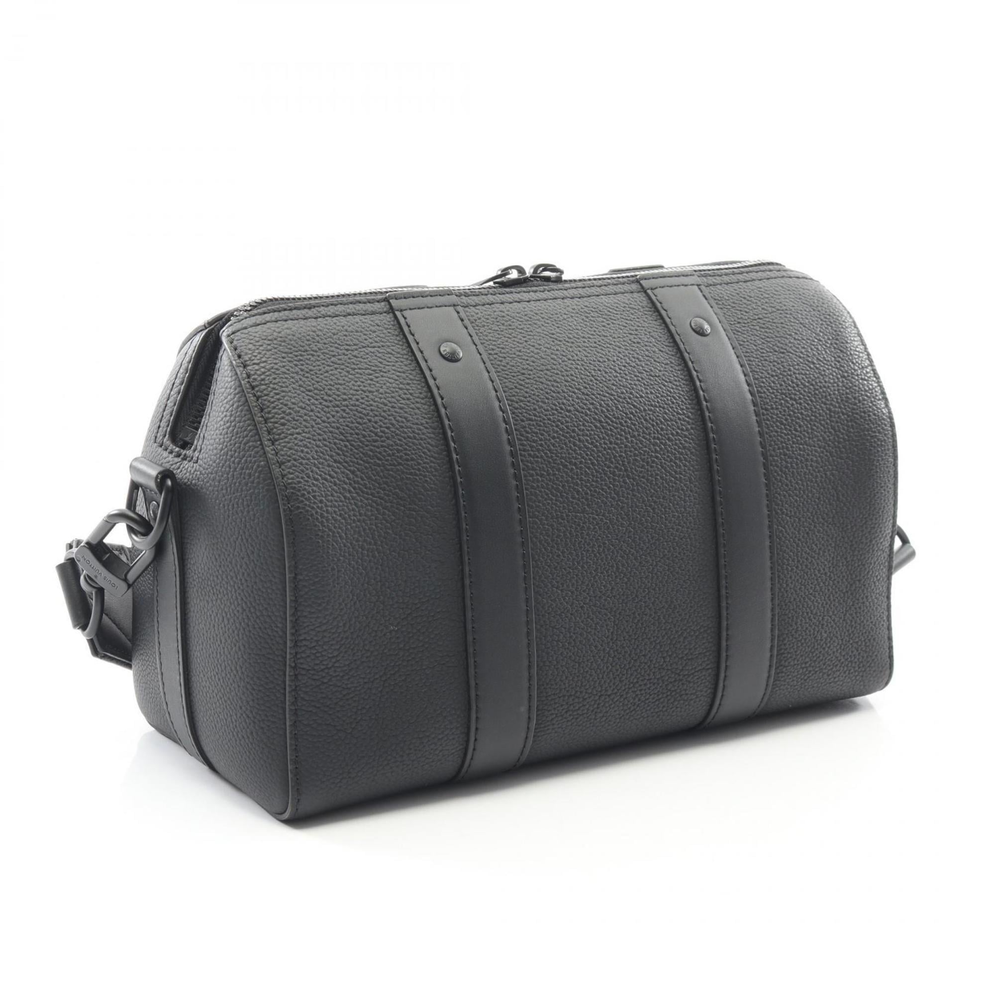 Louis Vuitton Black Noir Leather Shoulder Bag