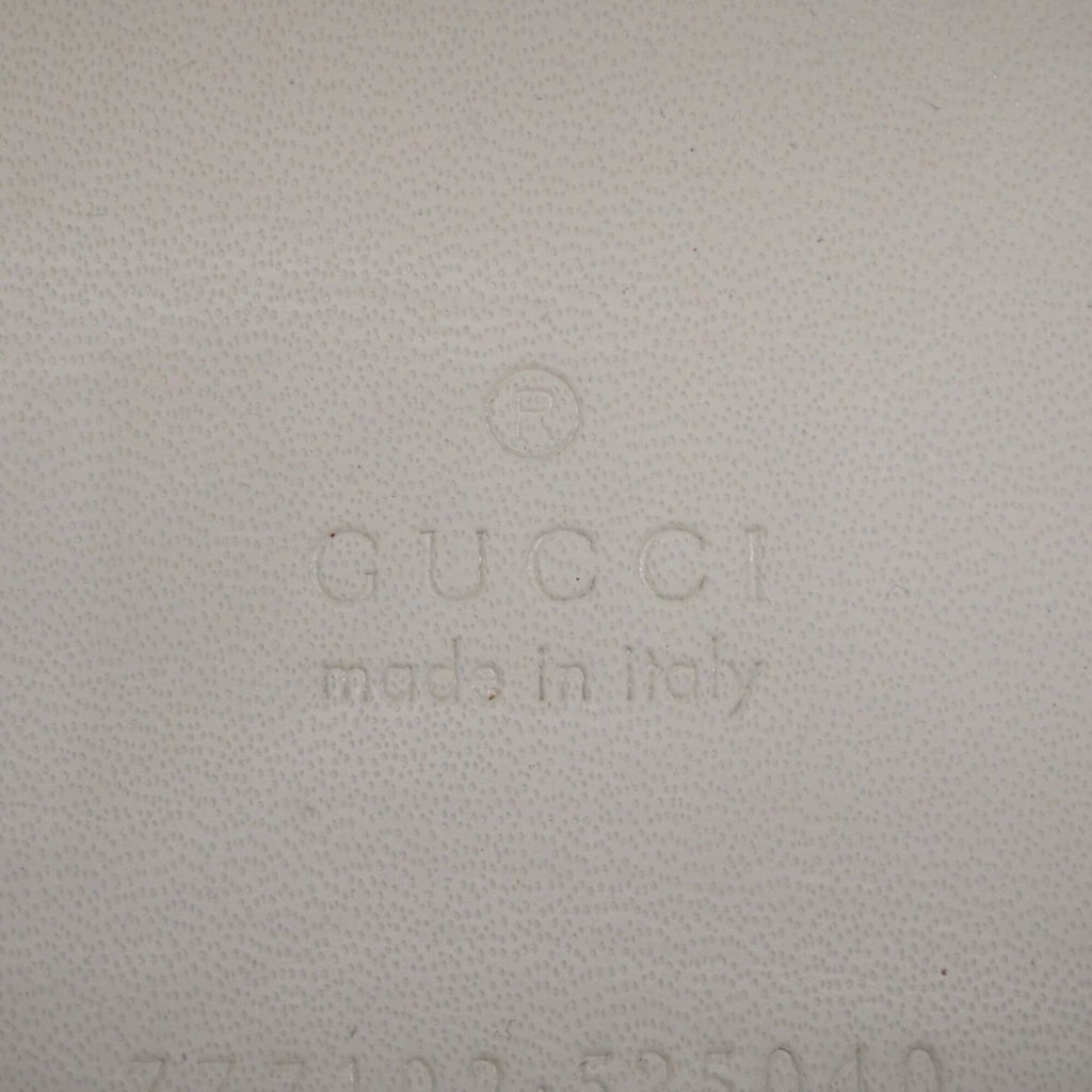 Gucci White Leather Handbag Pouch Tote Bag (Pre-Owned)