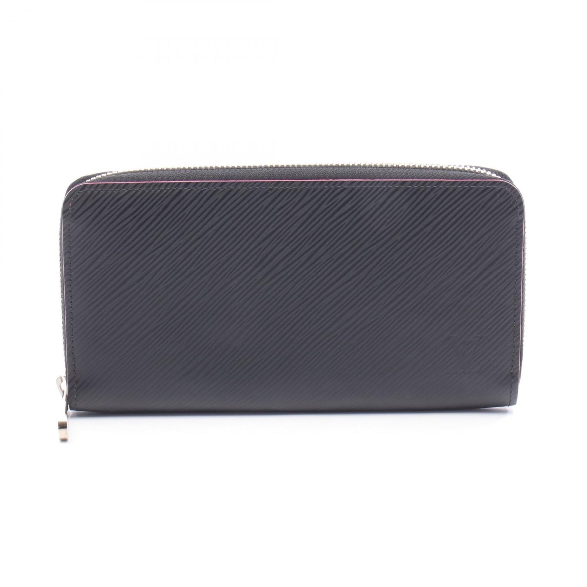Louis Vuitton Black Hot Pink Noir Pink Leather Long Wallet
