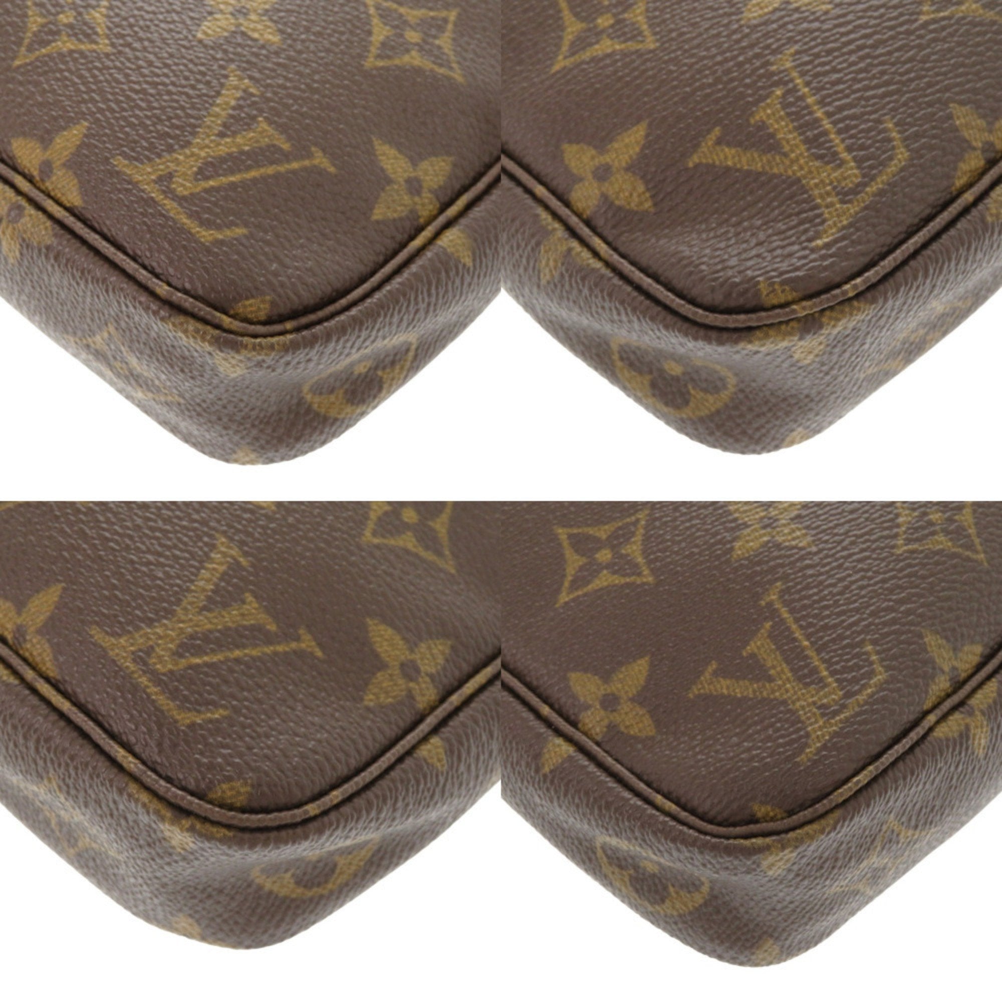 Louis Vuitton Brown Monogram Canvas Pochette Pouch