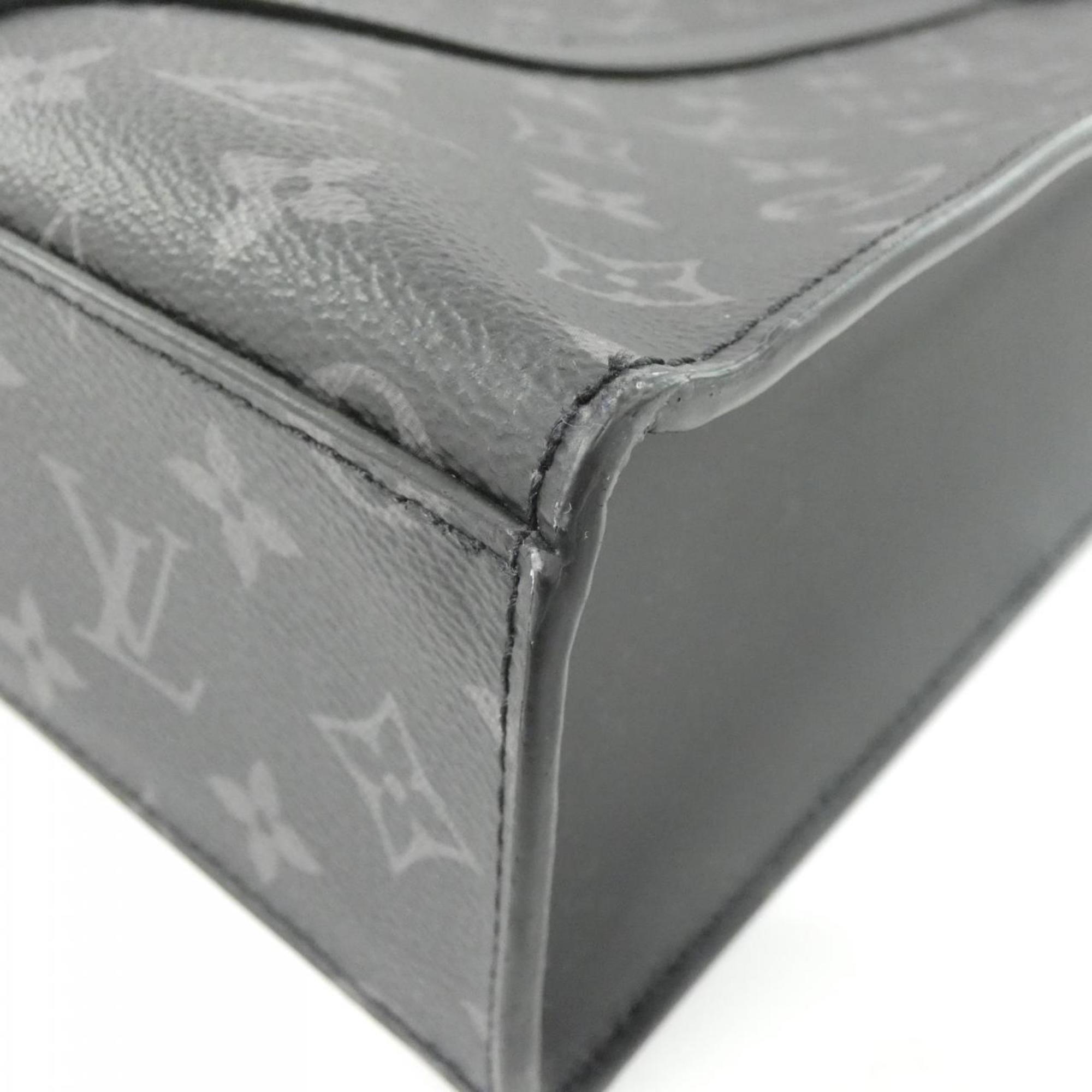 Louis Vuitton Black Coated Canvas Handbag