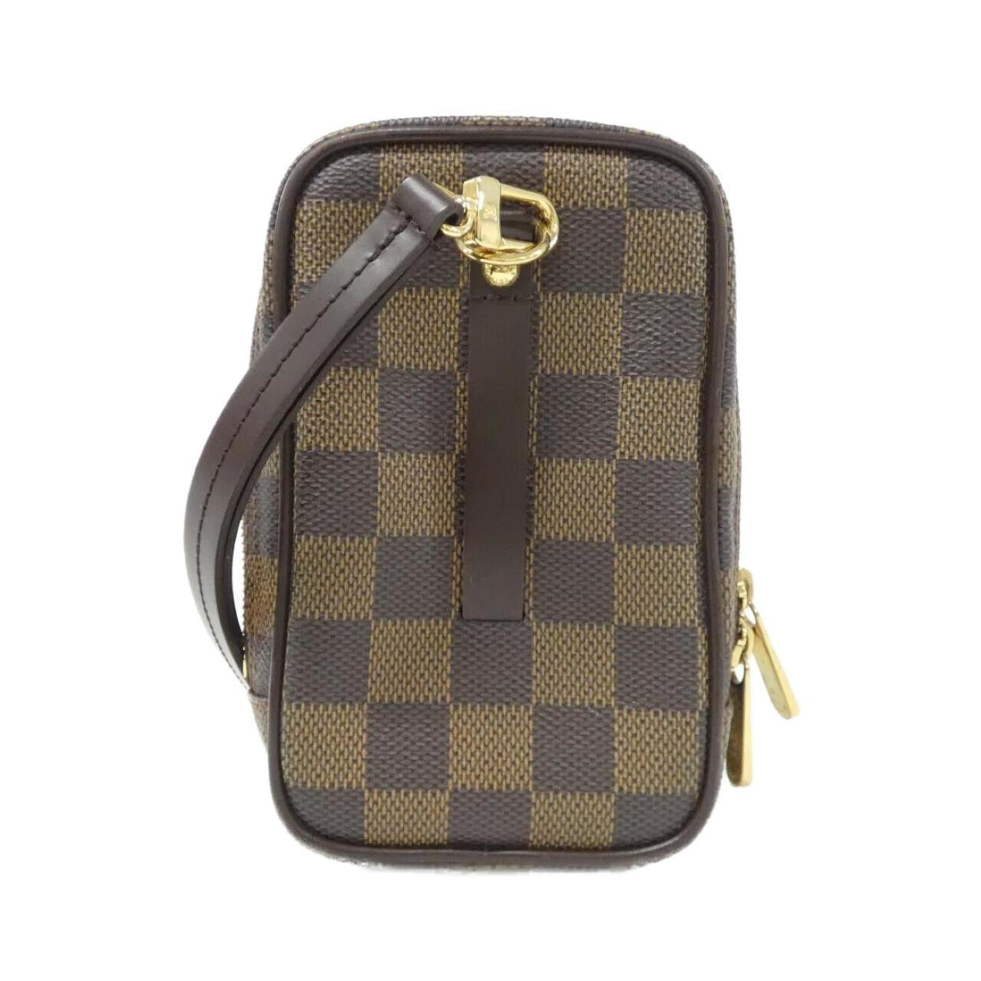 Louis Vuitton Ebene Coated Canvas Handbag Pouch