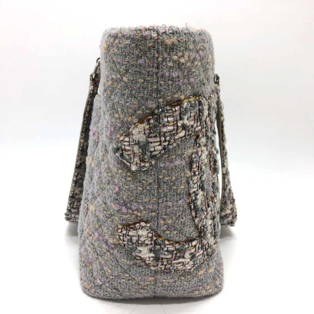 Chanel Purple Tweed Tote Bag