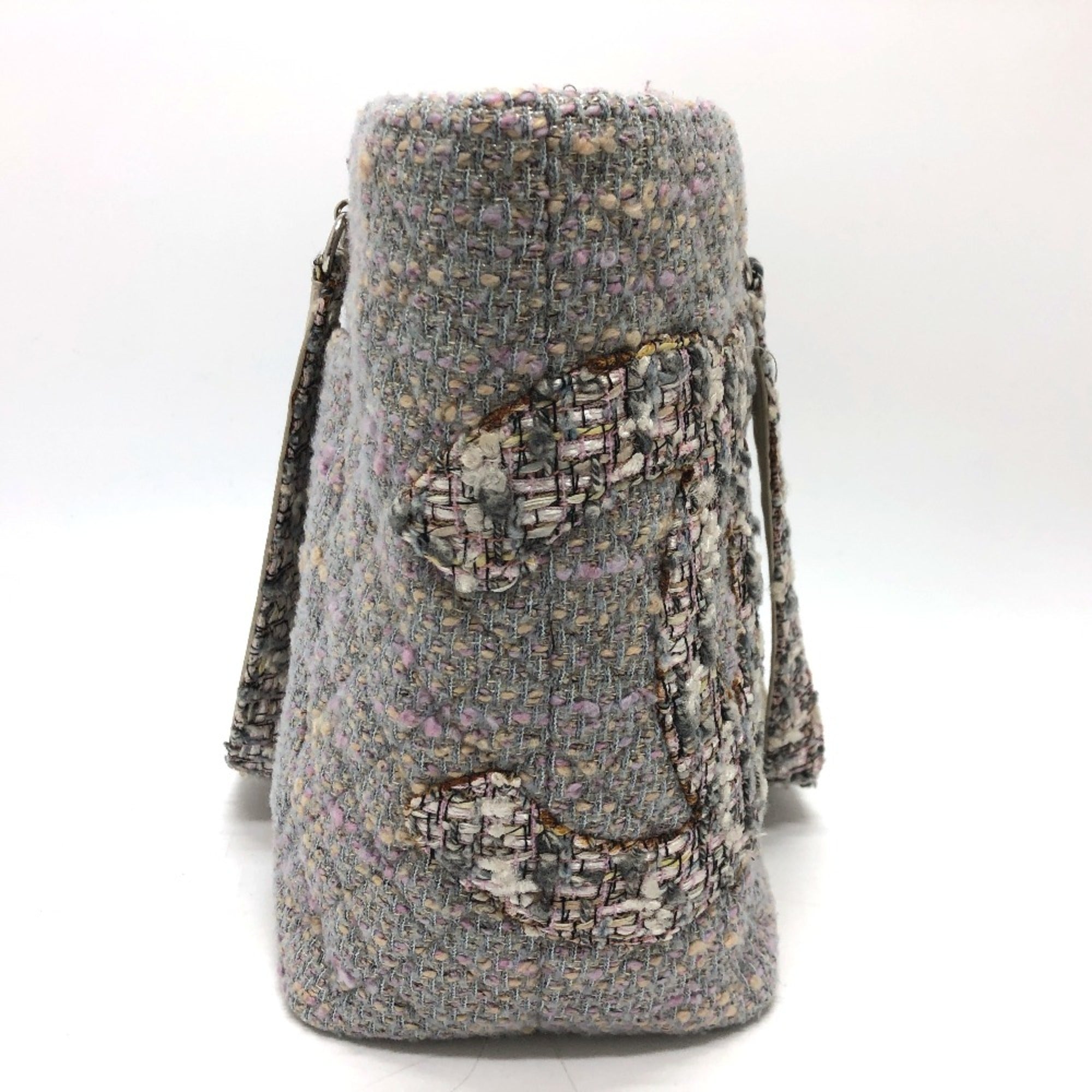 Chanel Purple Tweed Tote Bag