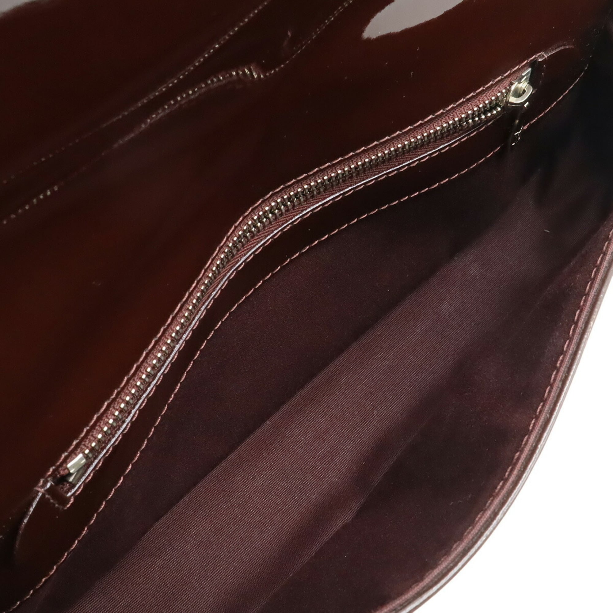 Louis Vuitton Brown Epi Leather Clutch Bag Pochette