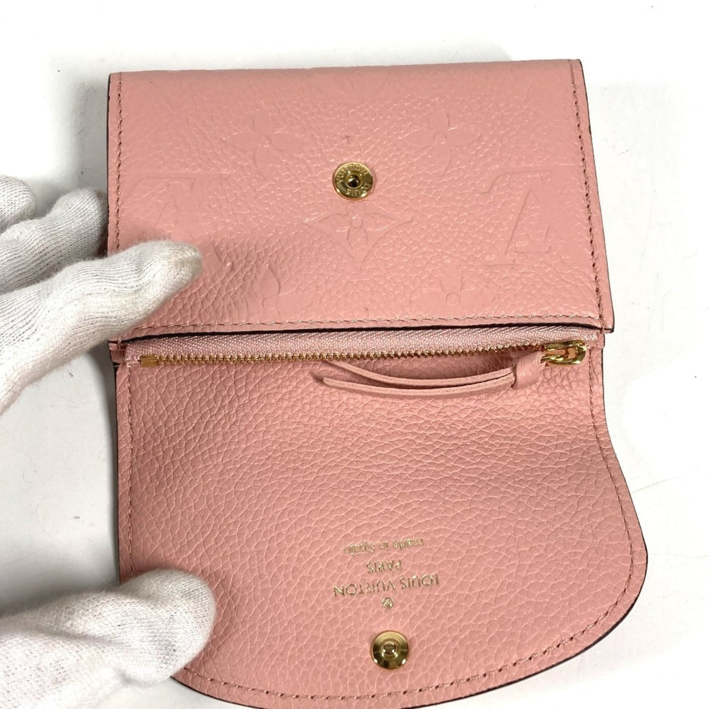 Louis Vuitton Pink Rose Poudre Monogram Empreinte Leather Wallet