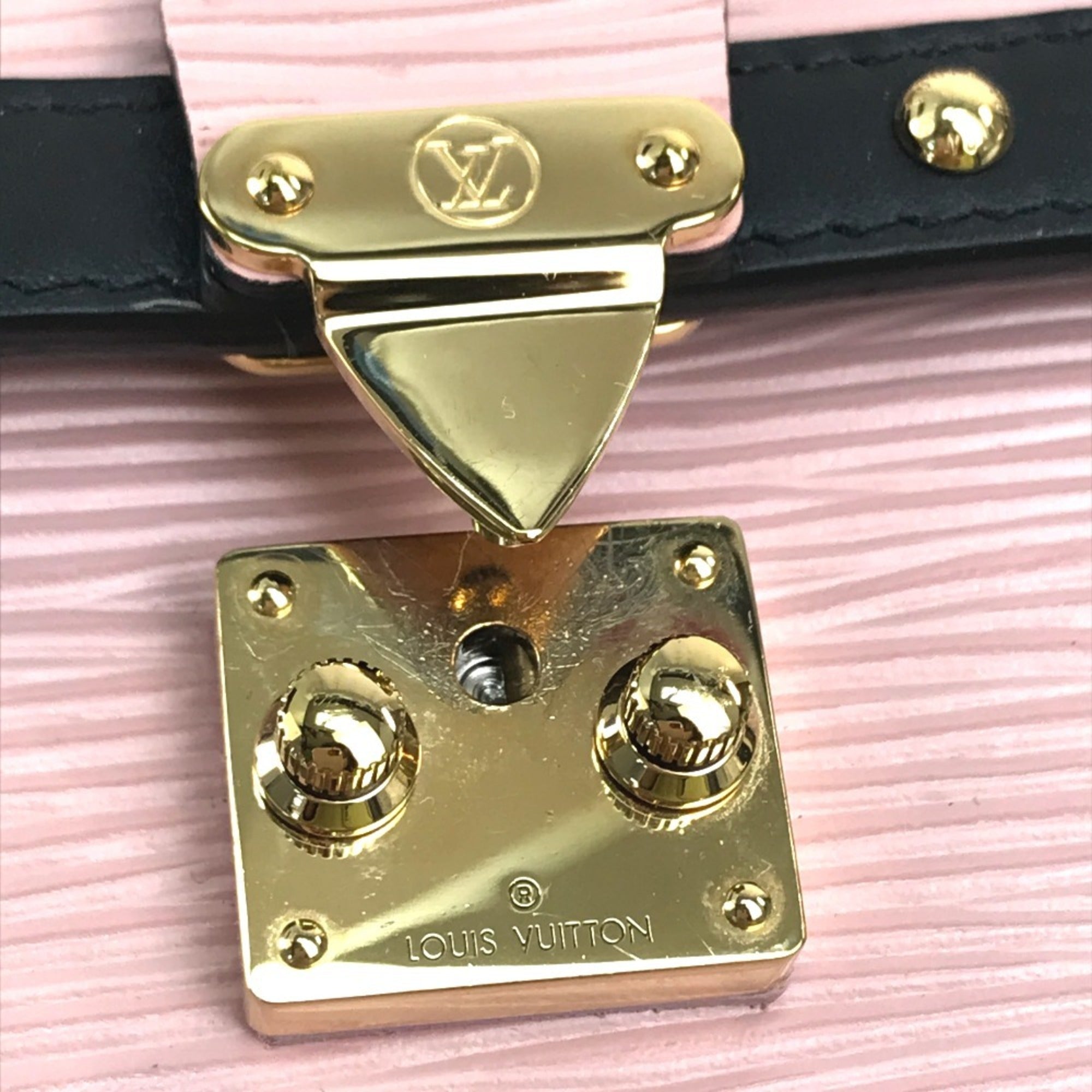Louis Vuitton Rose Ballerine Epi Leather Pochette Shoulder Bag
