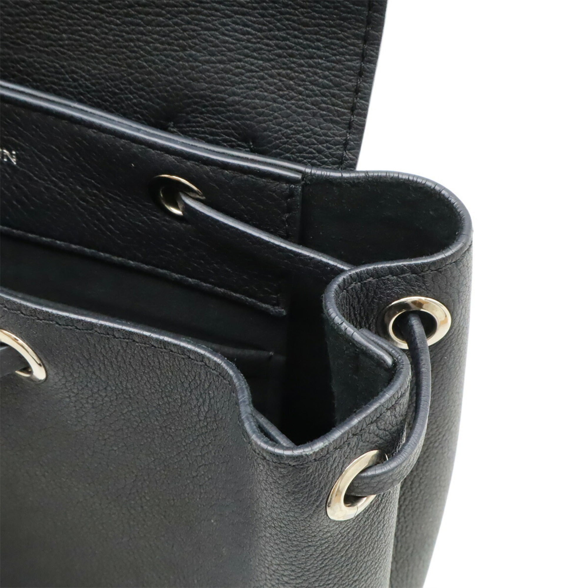 Louis Vuitton Noir Leather Backpack