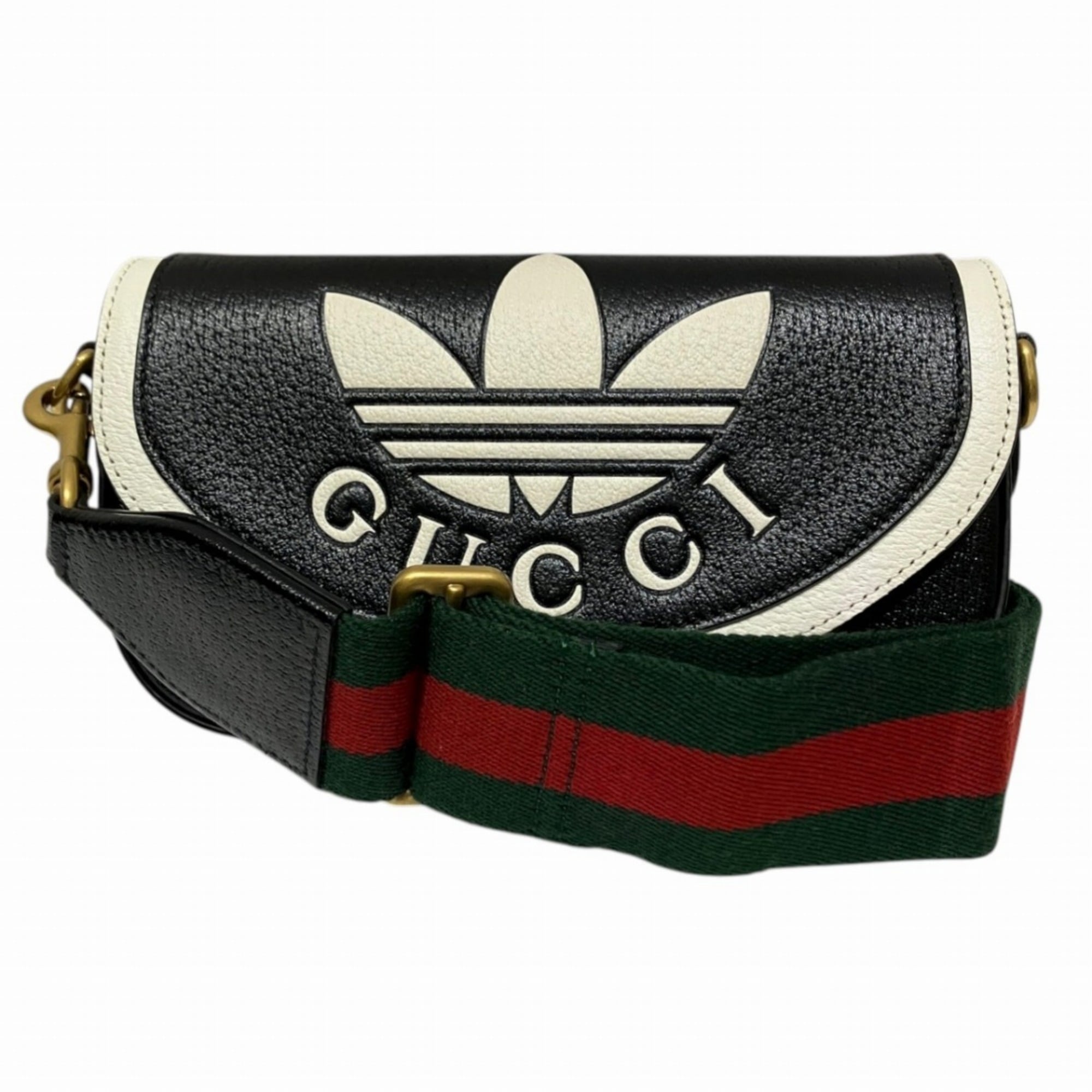 Gucci Black Leather Shoulder Bag (Pre-Owned)