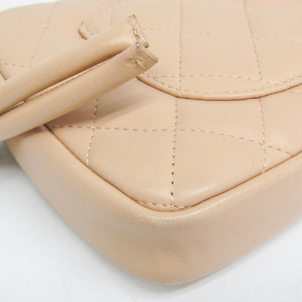 Chanel Ligne Cambon Light Beige Leather Handbag