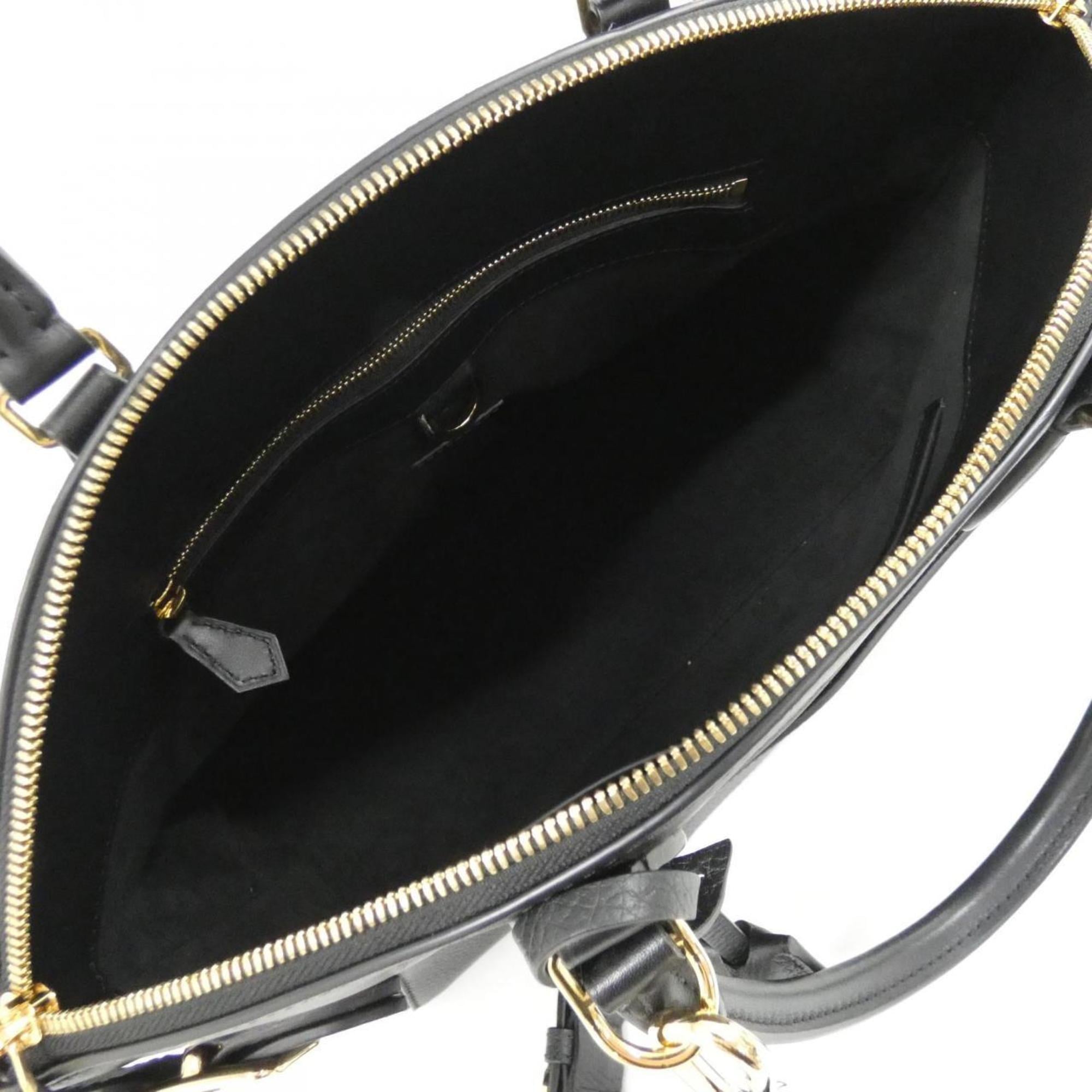 Louis Vuitton Black Leather Handbag