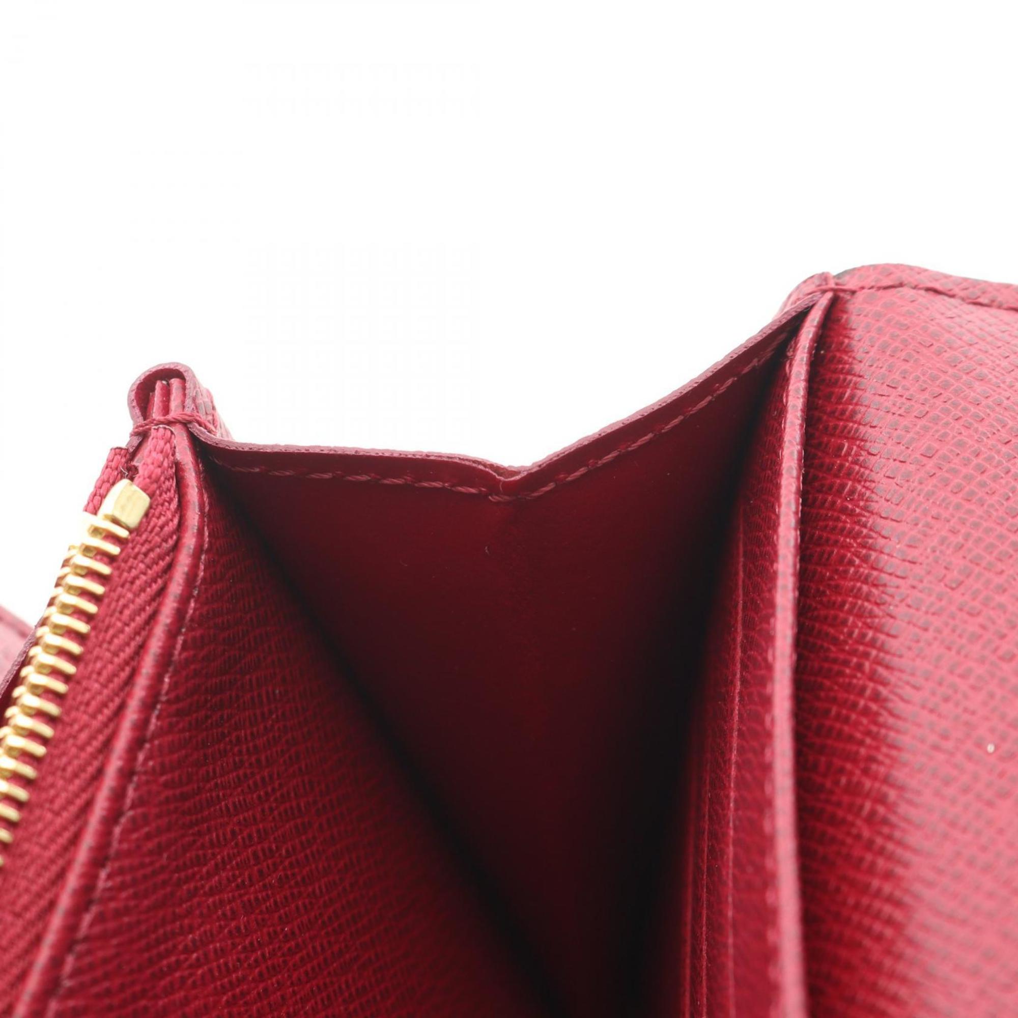 Louis Vuitton Brown Fuchsia Monogram Pink Monogram Long Wallet