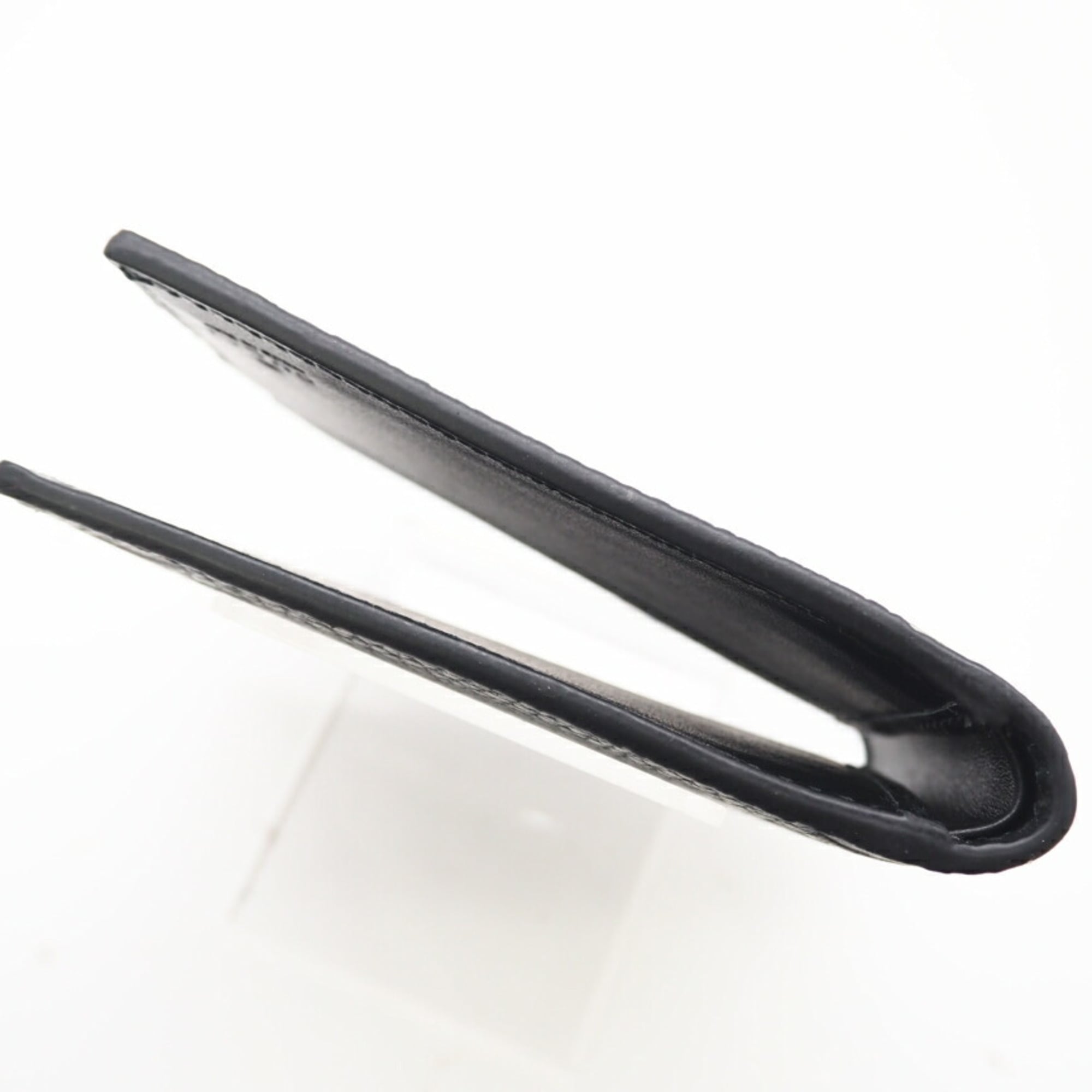 Gucci Black Gray Gg Leather Wallet (Bi-Fold) (Pre-Owned)