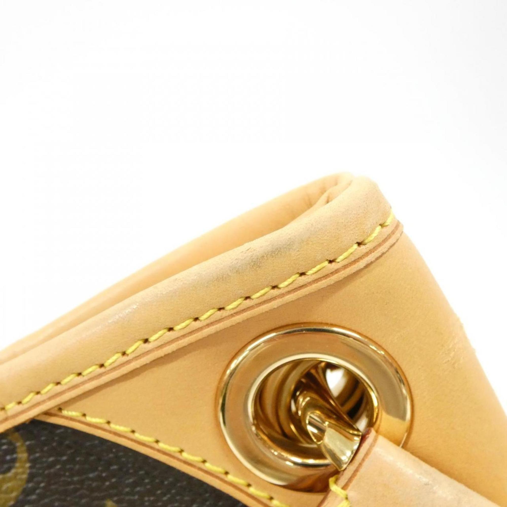 Louis Vuitton Brown Coated Canvas Shoulder Bag