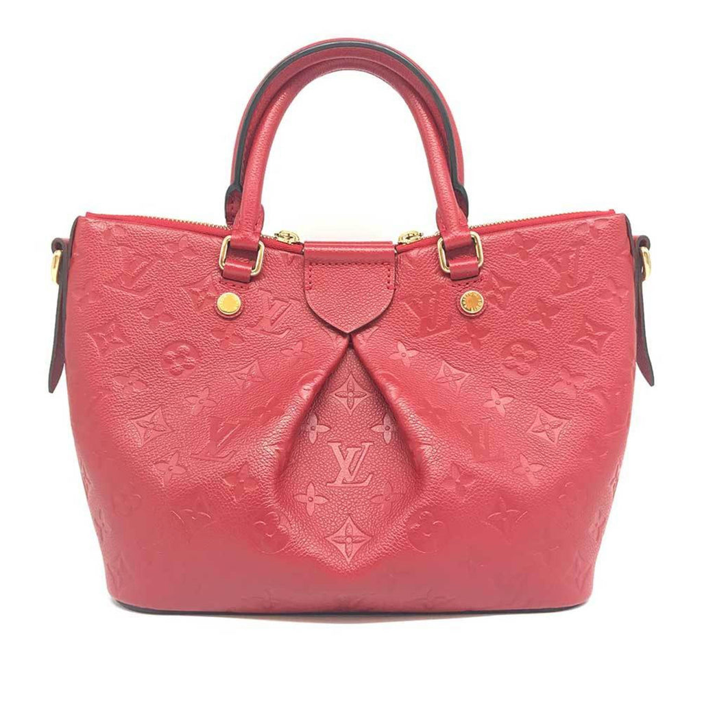Louis Vuitton Red Color Monogram Empreinte Handbag