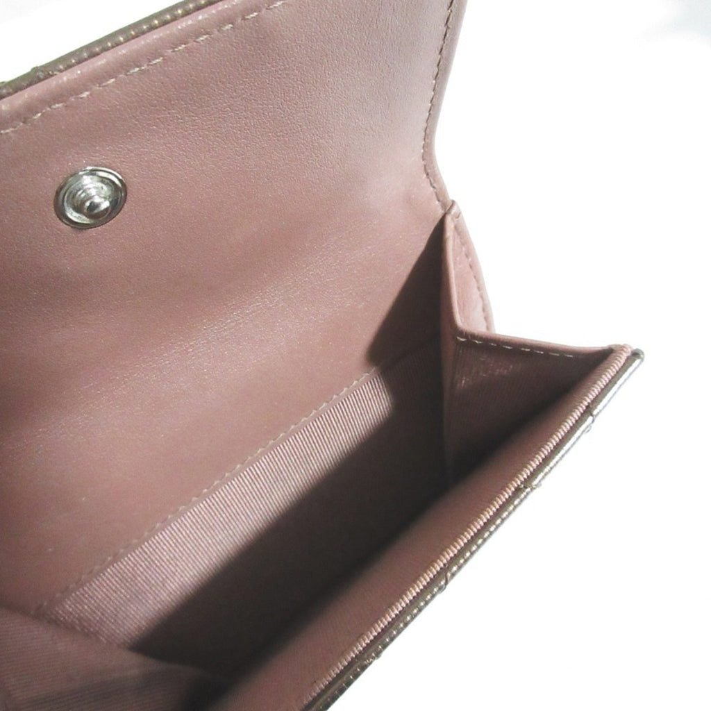 Chanel Bronze Patent Leather Wallet (Bi-Fold)