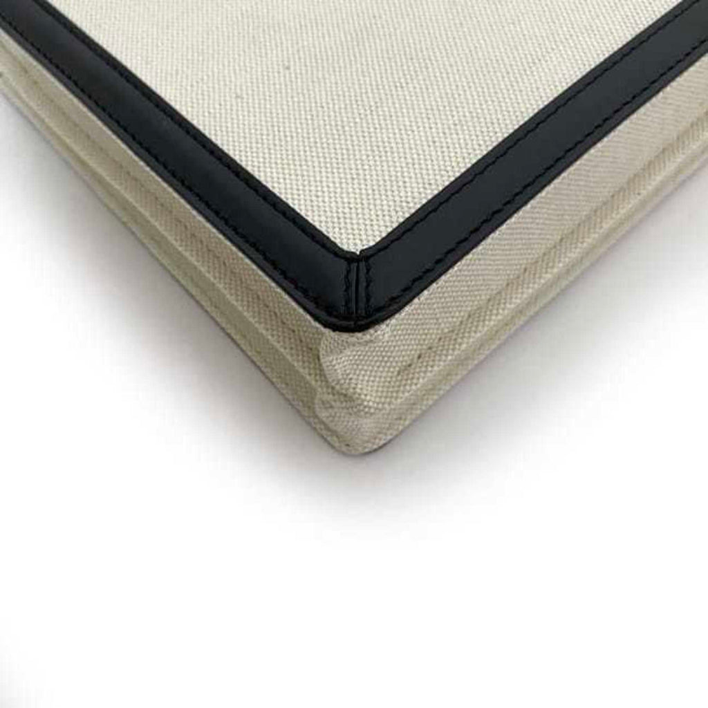 Balenciaga Black White Canvas Shoulder