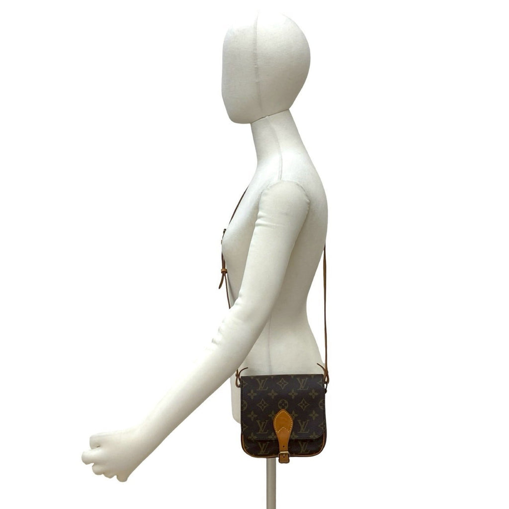 Louis Vuitton Brown Pvc Leather Pochette Shoulder Bag