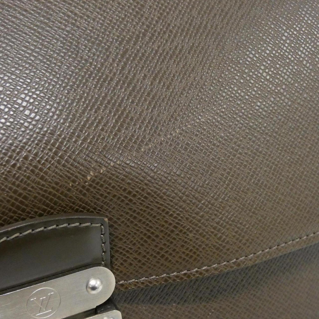 Louis Vuitton Brown Grizzly Leather Handbag