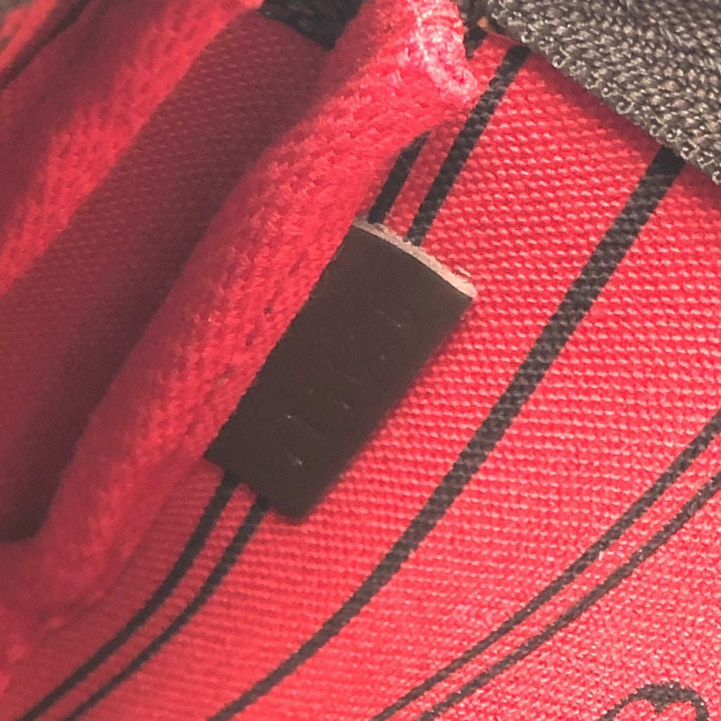 Louis Vuitton Brown Ebene Damier Canvas Pochette Pouch