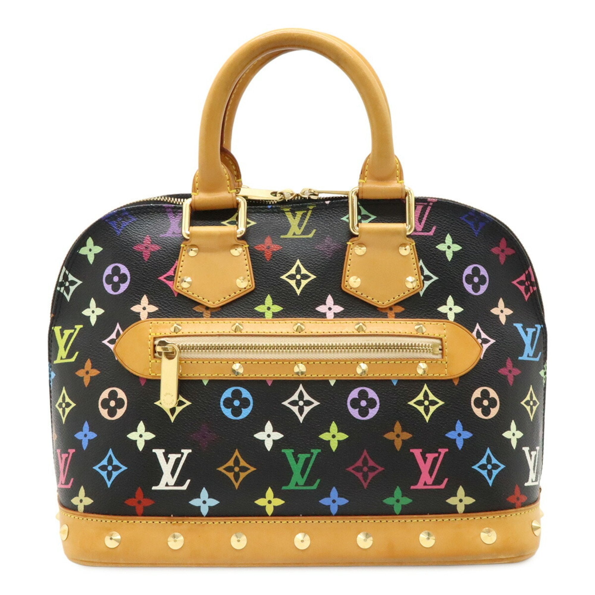 Louis Vuitton Black Multi-Color Noir Pvc Handbag