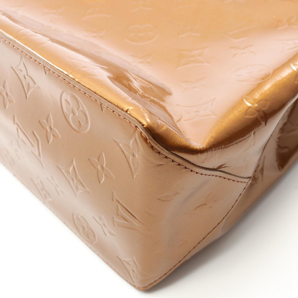 Louis Vuitton Bronze Brown Leather Tote Bag
