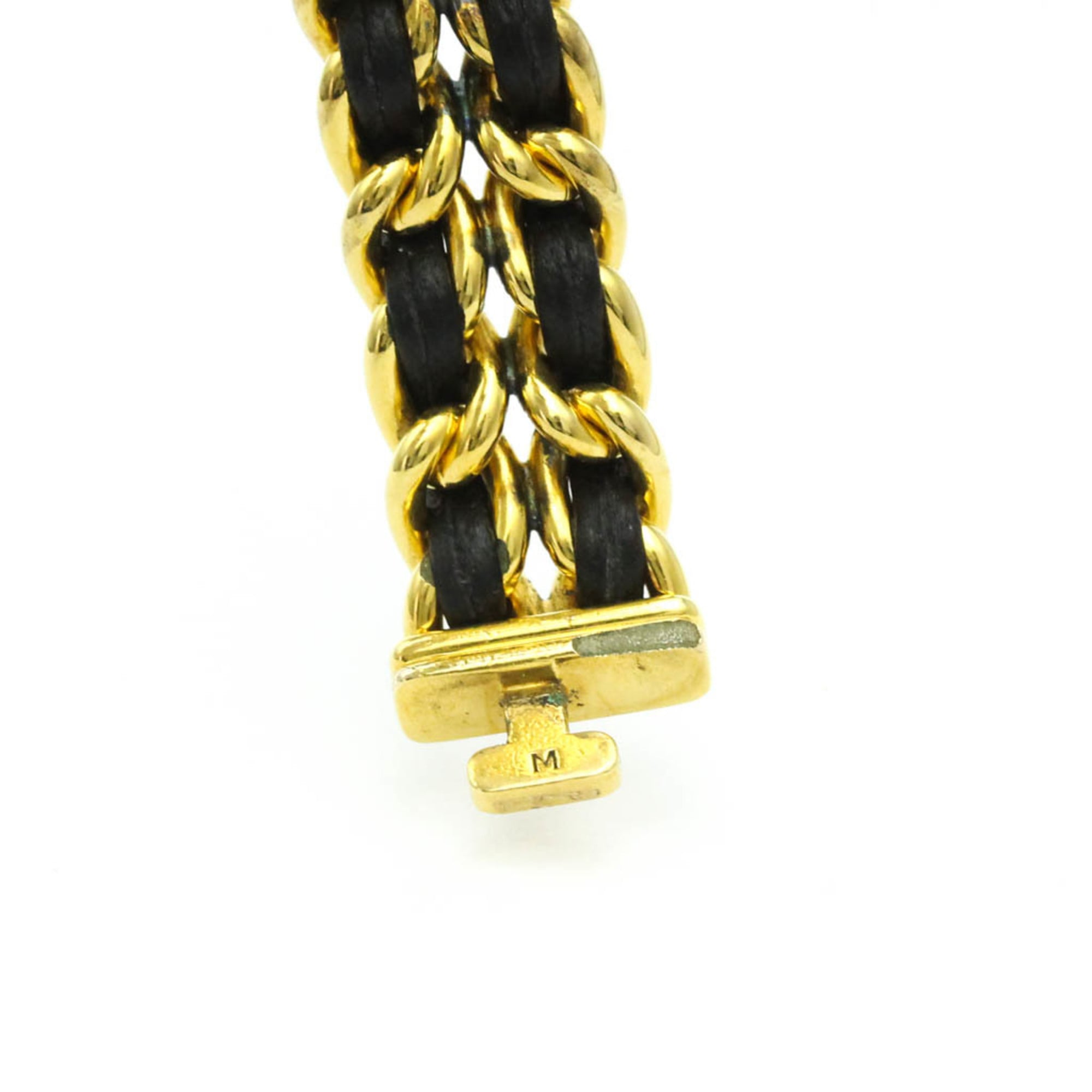 Chanel Premiere Rock Quartz Watch Plated Metal And Leather Watch