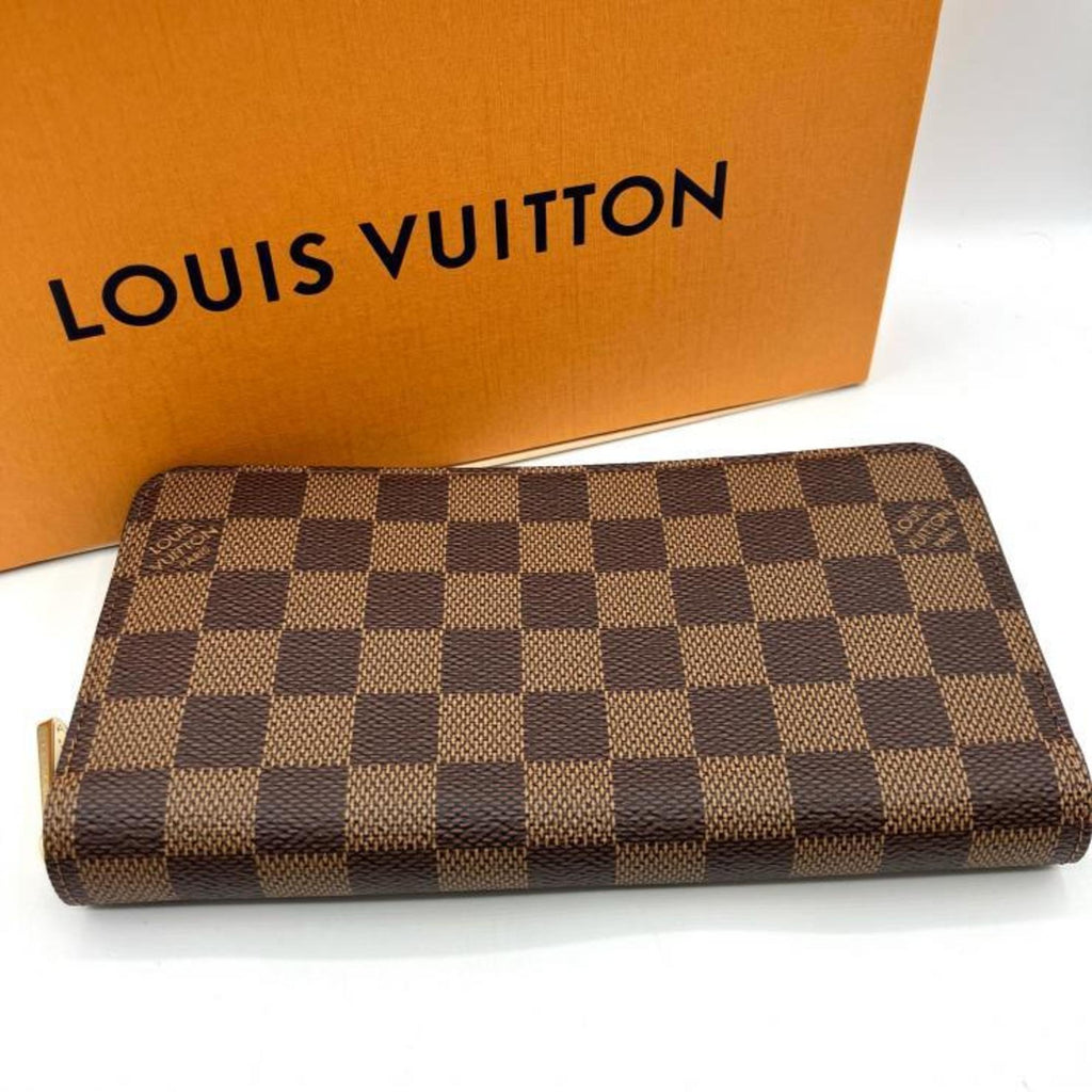 Louis Vuitton Brown Damier Canvas Damier Canvas Long Wallet