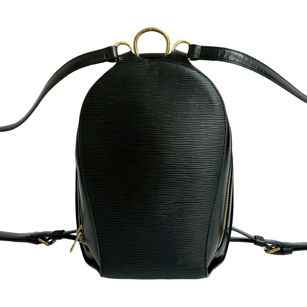 Louis Vuitton Black Epi Leather Backpack
