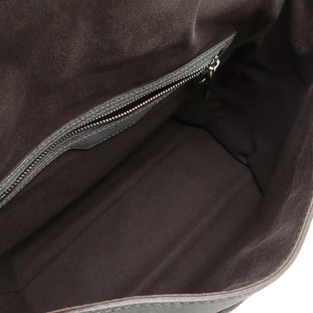 Louis Vuitton Gray Leather Handbag Shoulder Bag