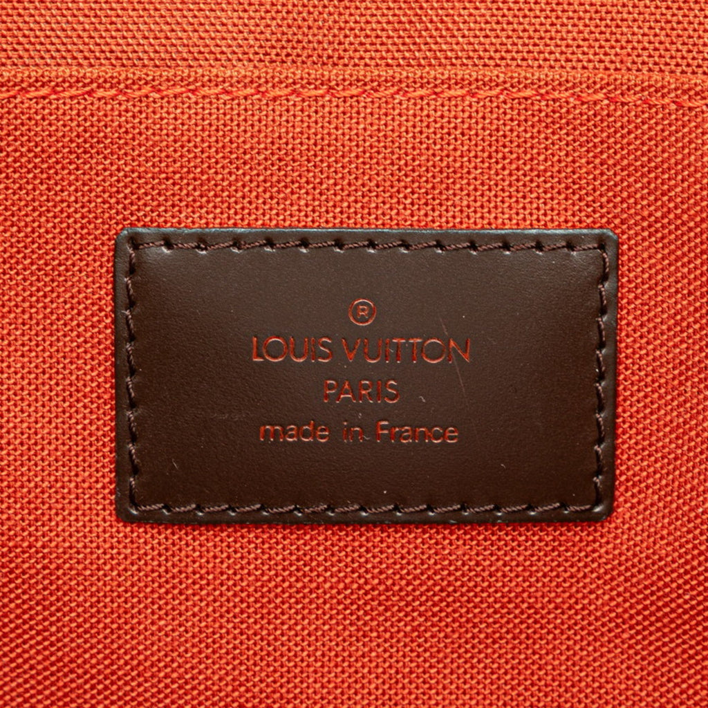 Louis Vuitton Damier Brown Pvc Leather Tote Bag