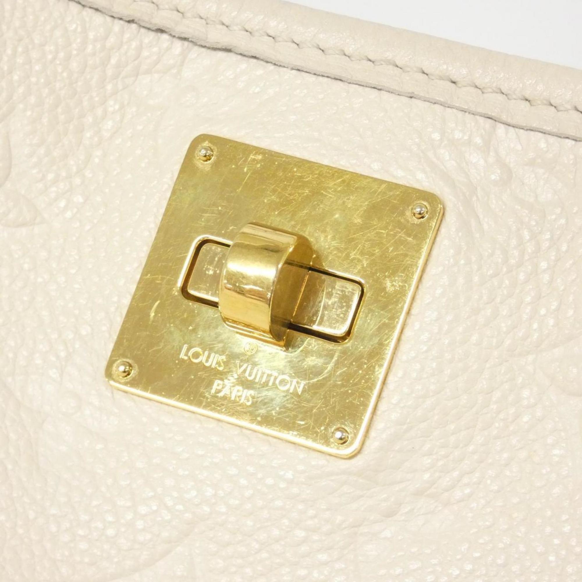 Louis Vuitton Beige Leather Handbag