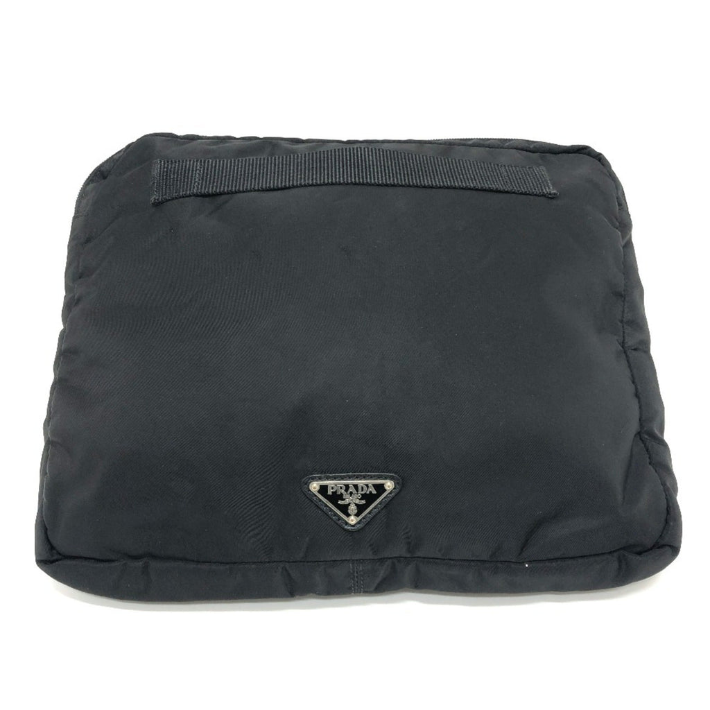 Prada Black Nylon Clutch Bag