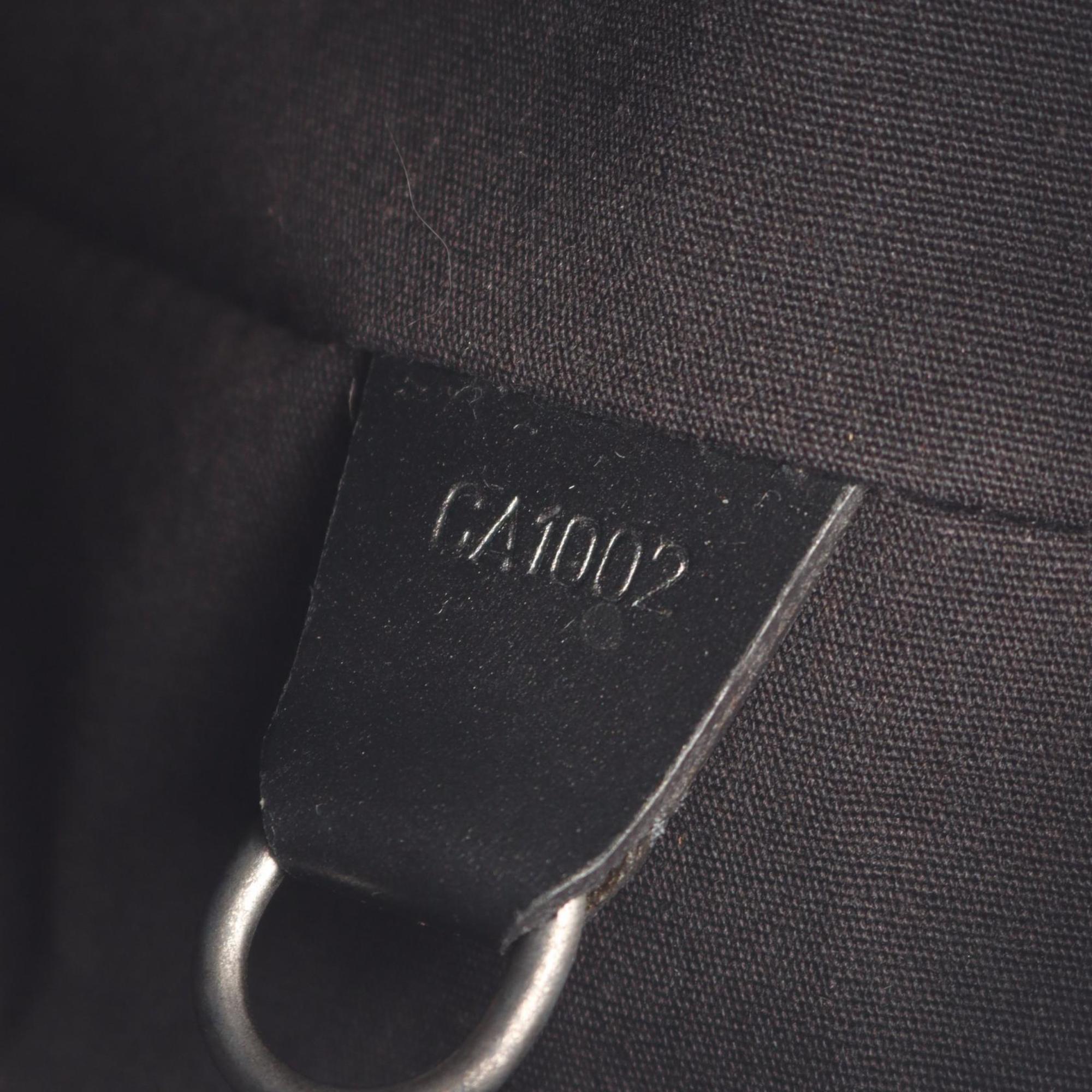 Louis Vuitton Black Leather Shoulder Bag
