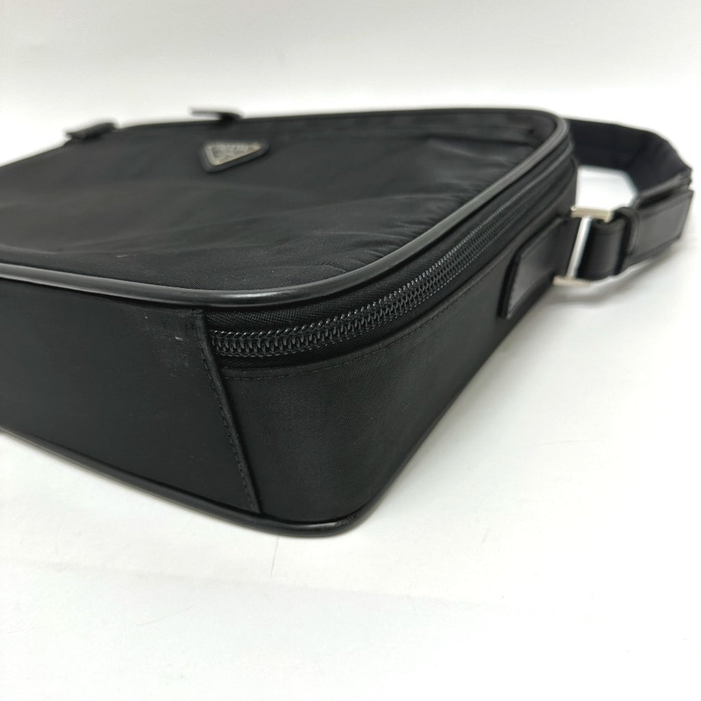 Prada Black Nylon Briefcase Shoulder Bag