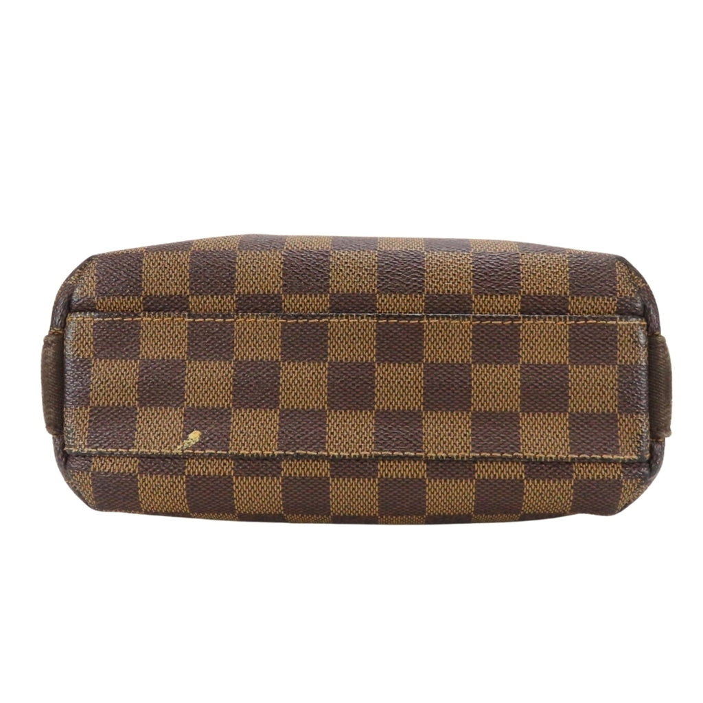 Louis Vuitton Damier Brown Damier Canvas Ebene Damier Canvas Leather Shoulder Bag