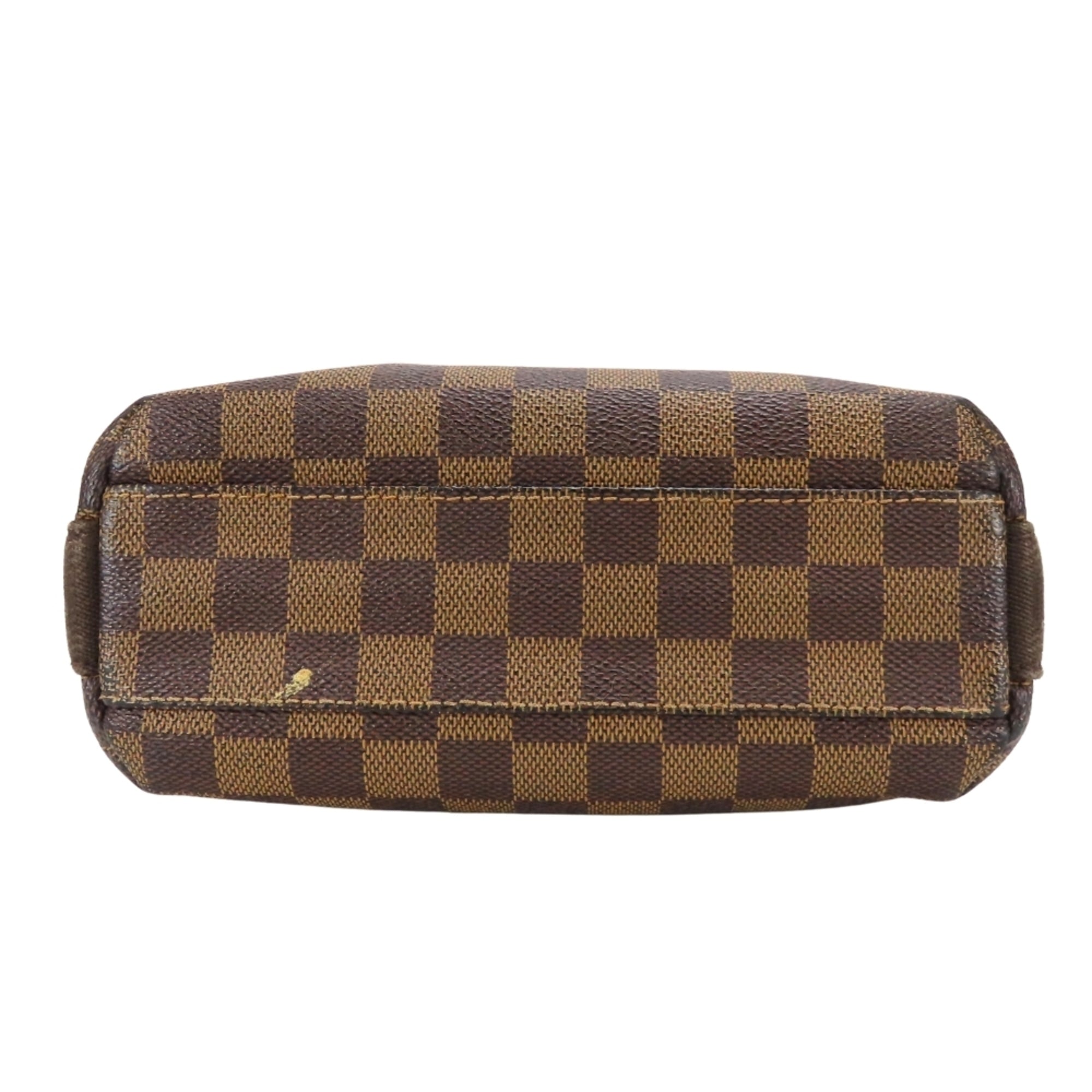 Louis Vuitton Damier Brown Damier Canvas Ebene Damier Canvas Leather Shoulder Bag