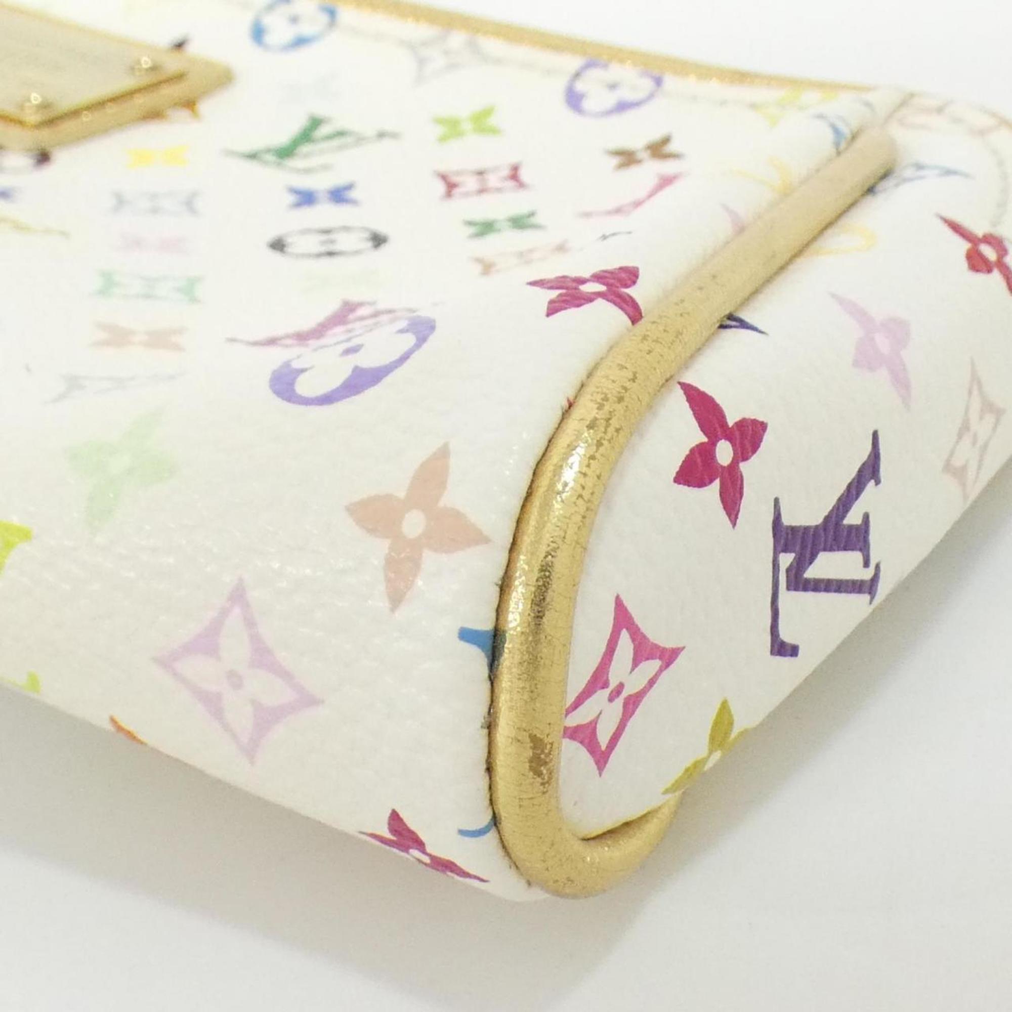 Louis Vuitton White Coated Canvas Pouch