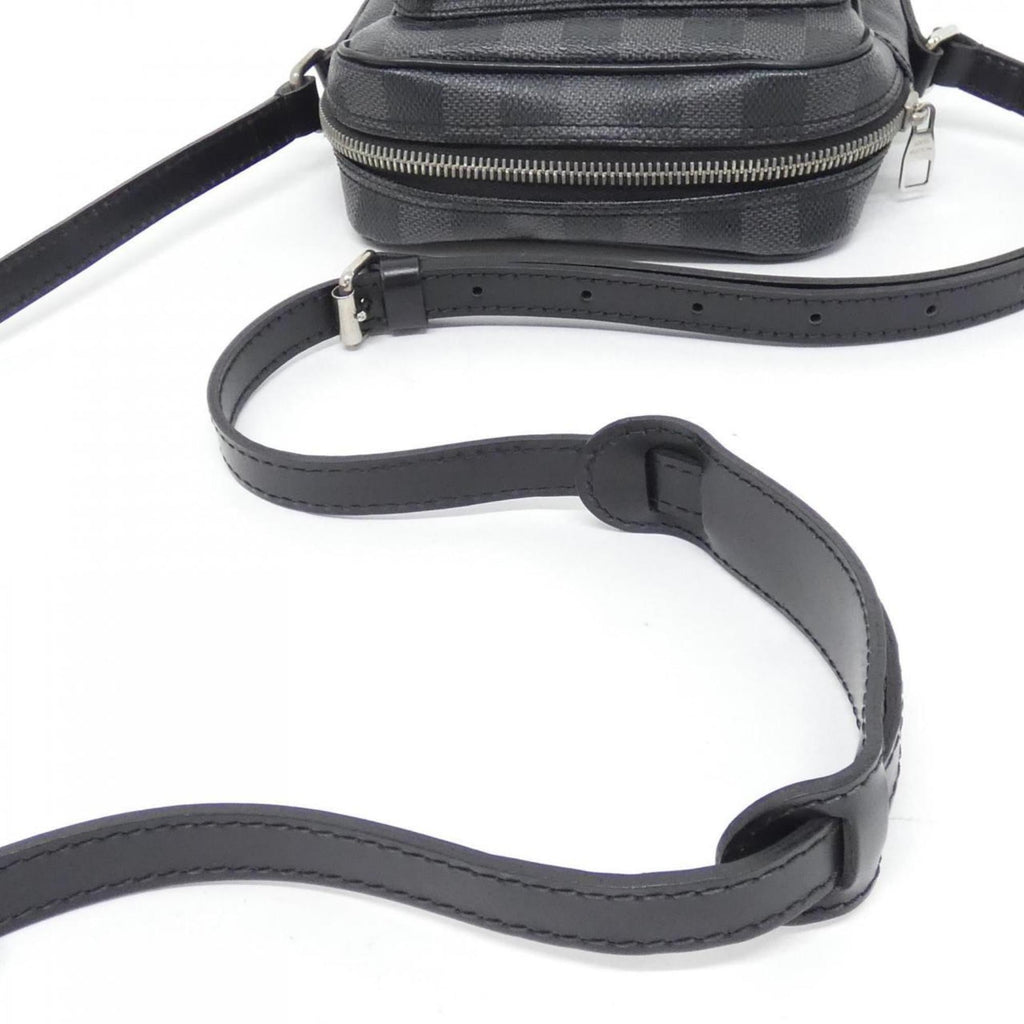 Louis Vuitton Graphite Coated Canvas Shoulder Bag