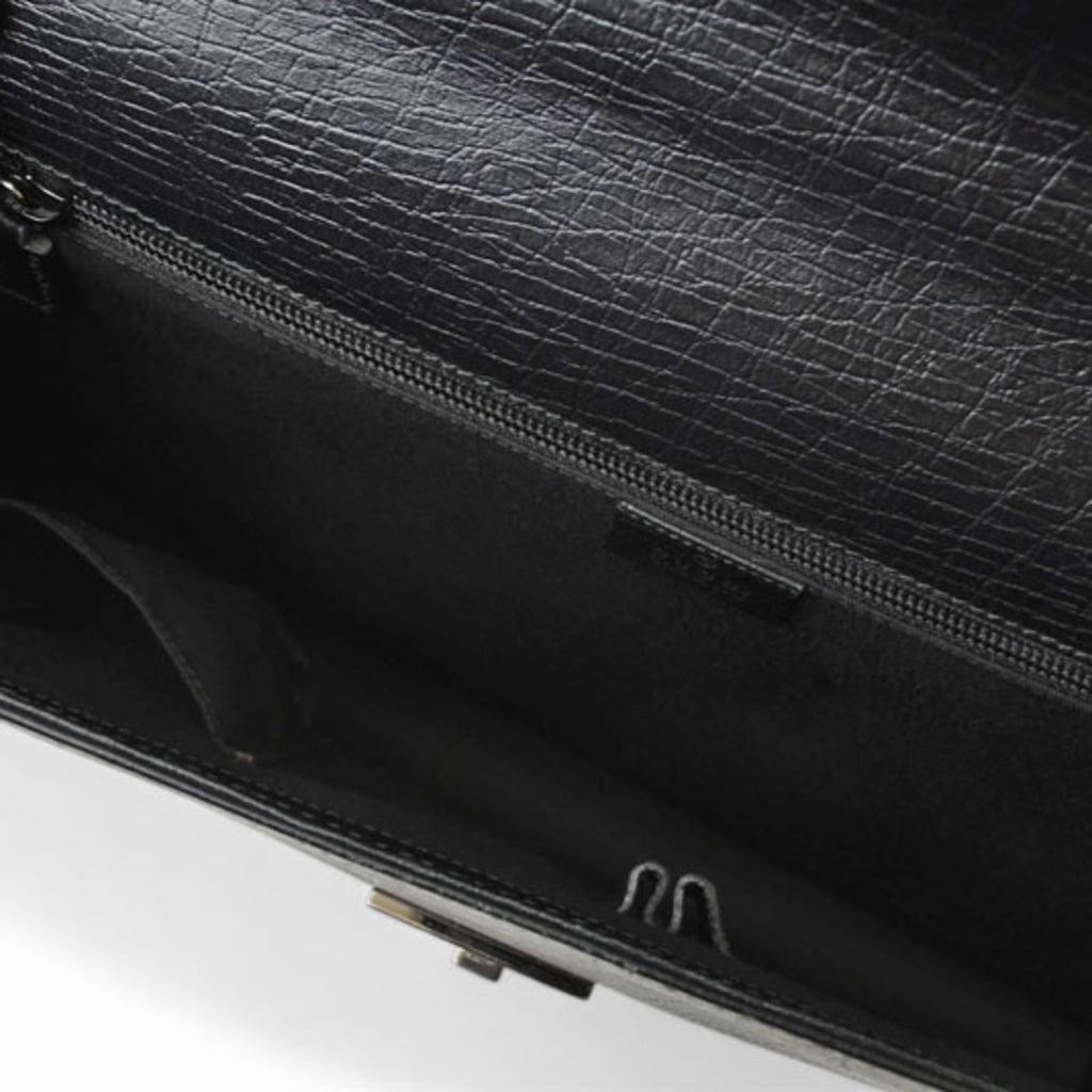 Gucci Black Leather Briefcase (Pre-Owned)