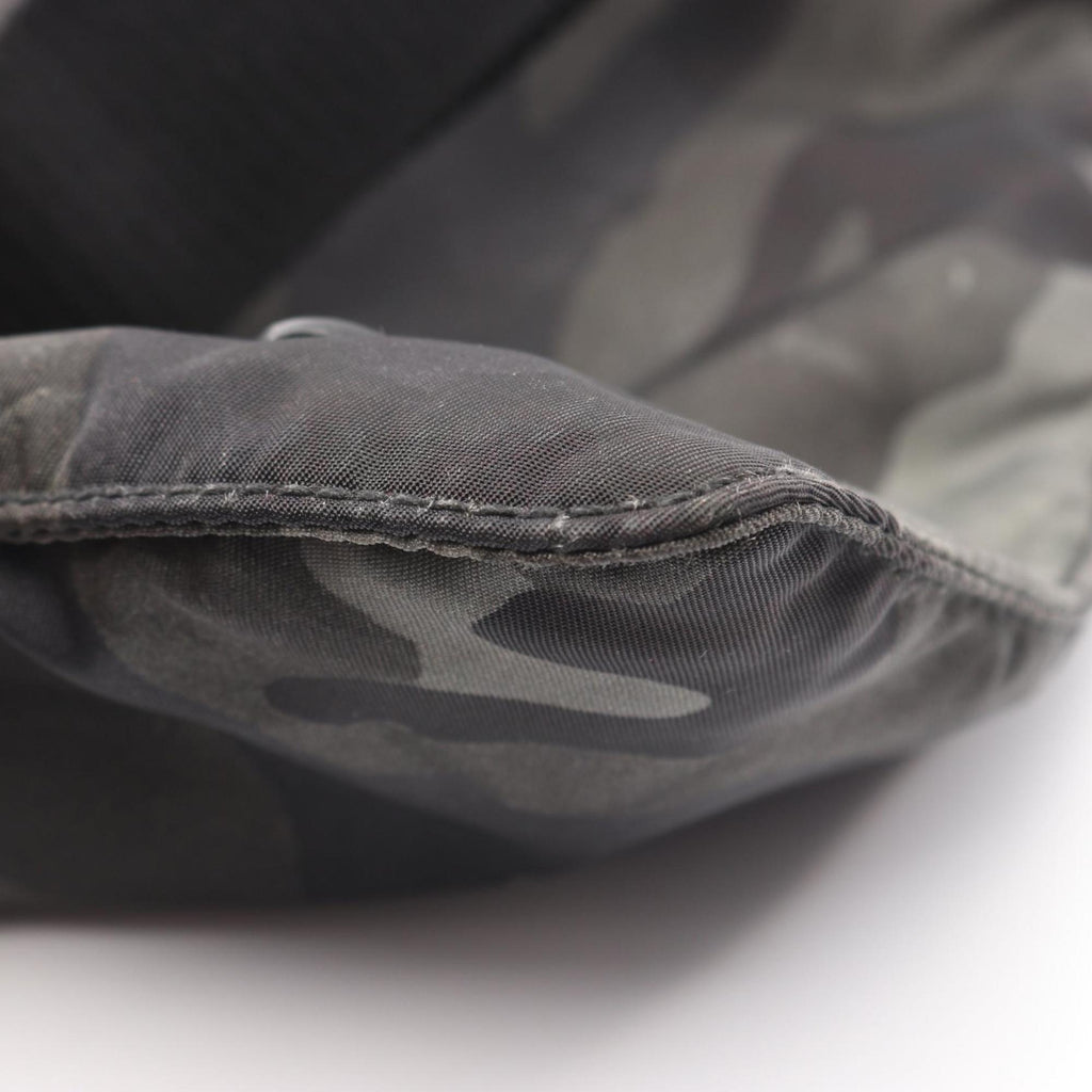 Prada Green Multi-Color Nylon Shoulder Bag