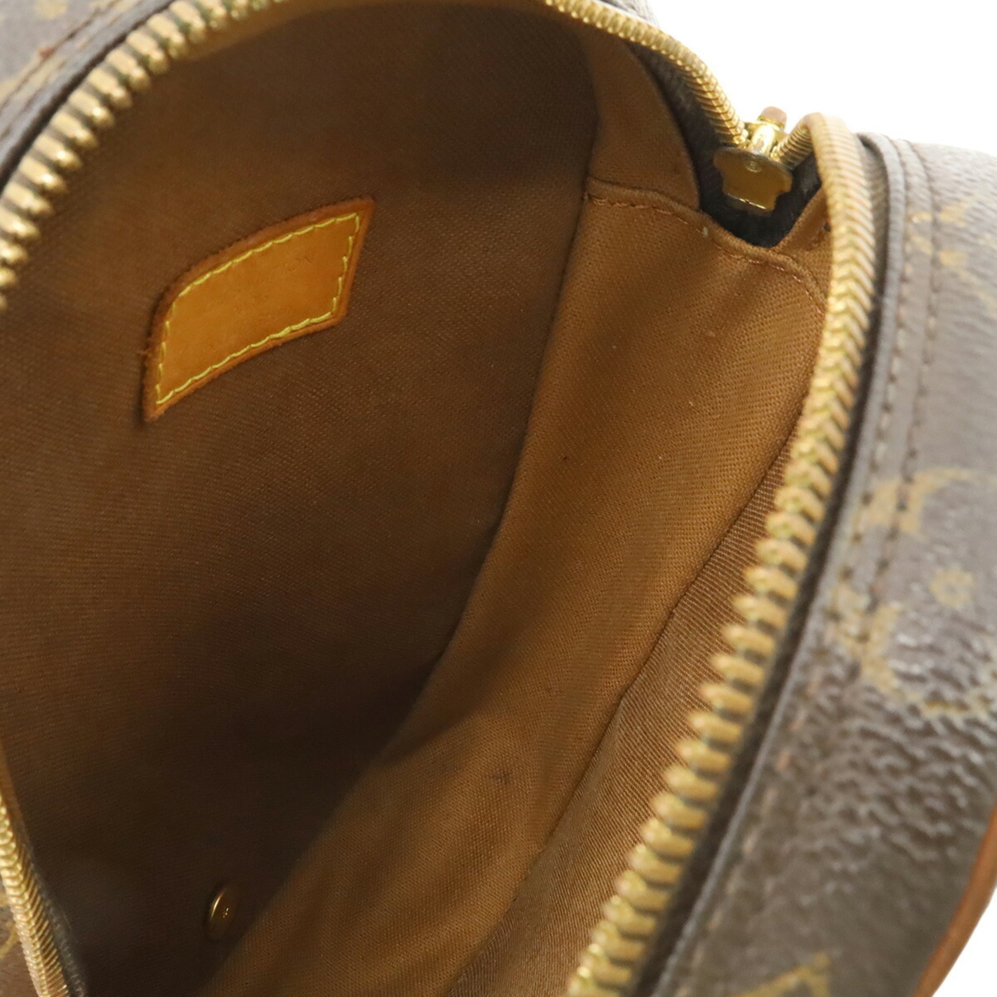 Louis Vuitton Brown Canvas Pochette Shoulder Bag Sling Bag