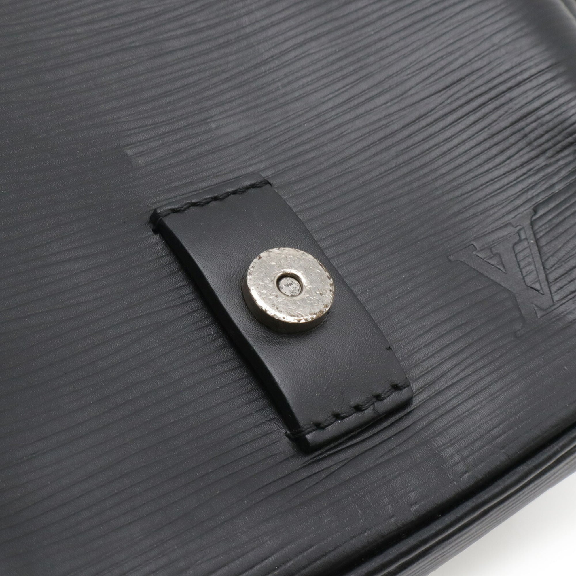 Louis Vuitton Black Noir Epi Leather Shoulder Bag