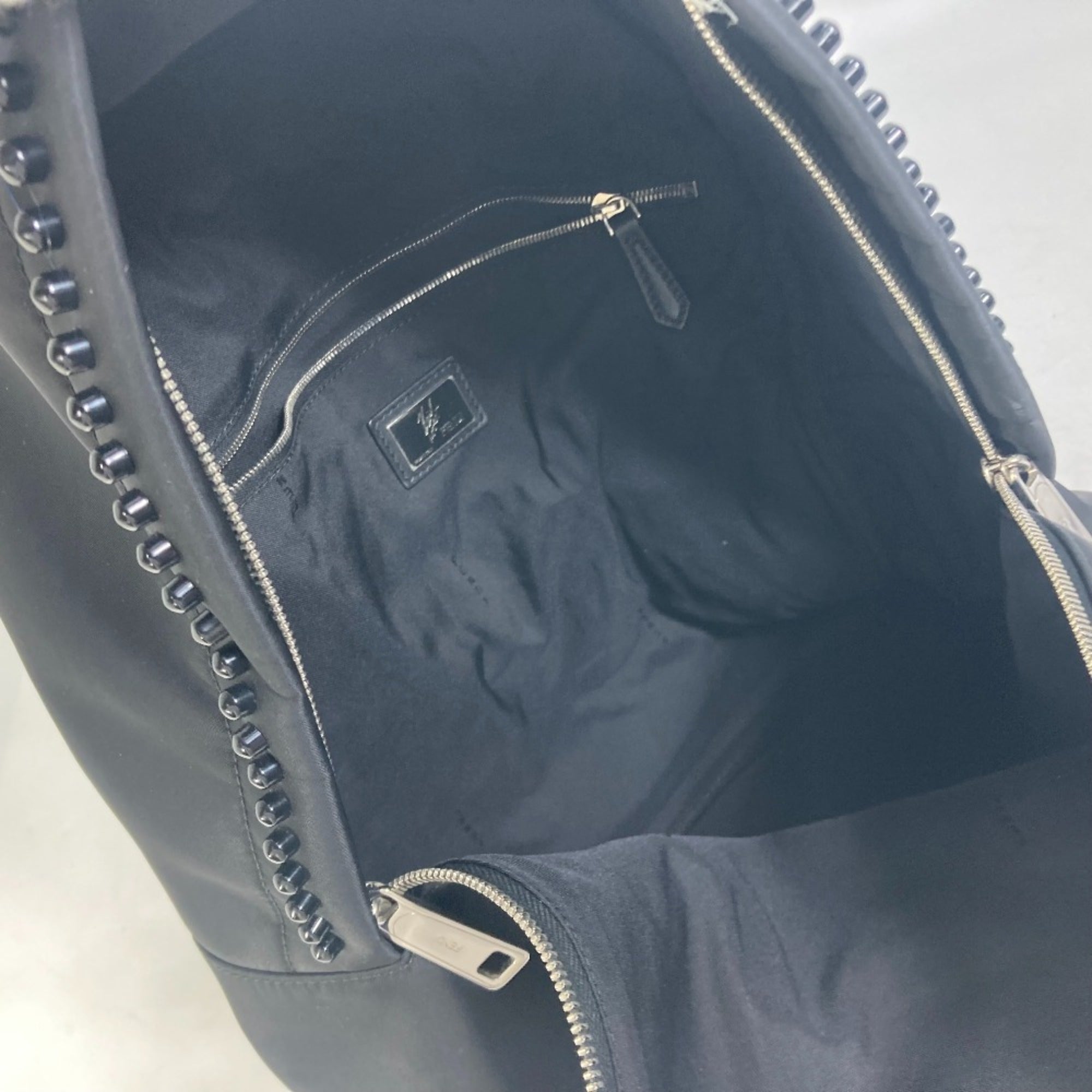 Fendi Black Cloth Backpack