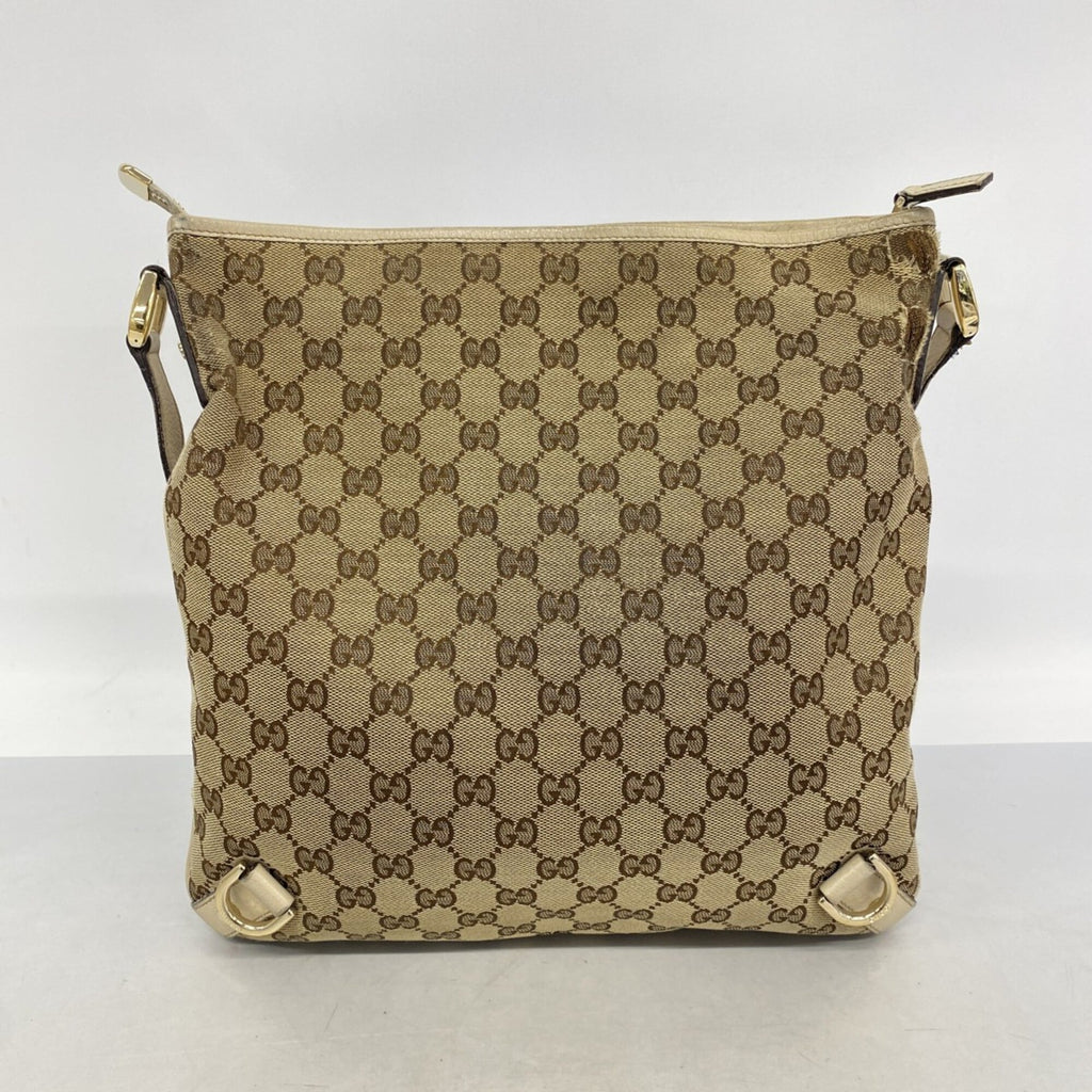 Gucci Brown Canvas Shoulder Bag (Pre-Owned)