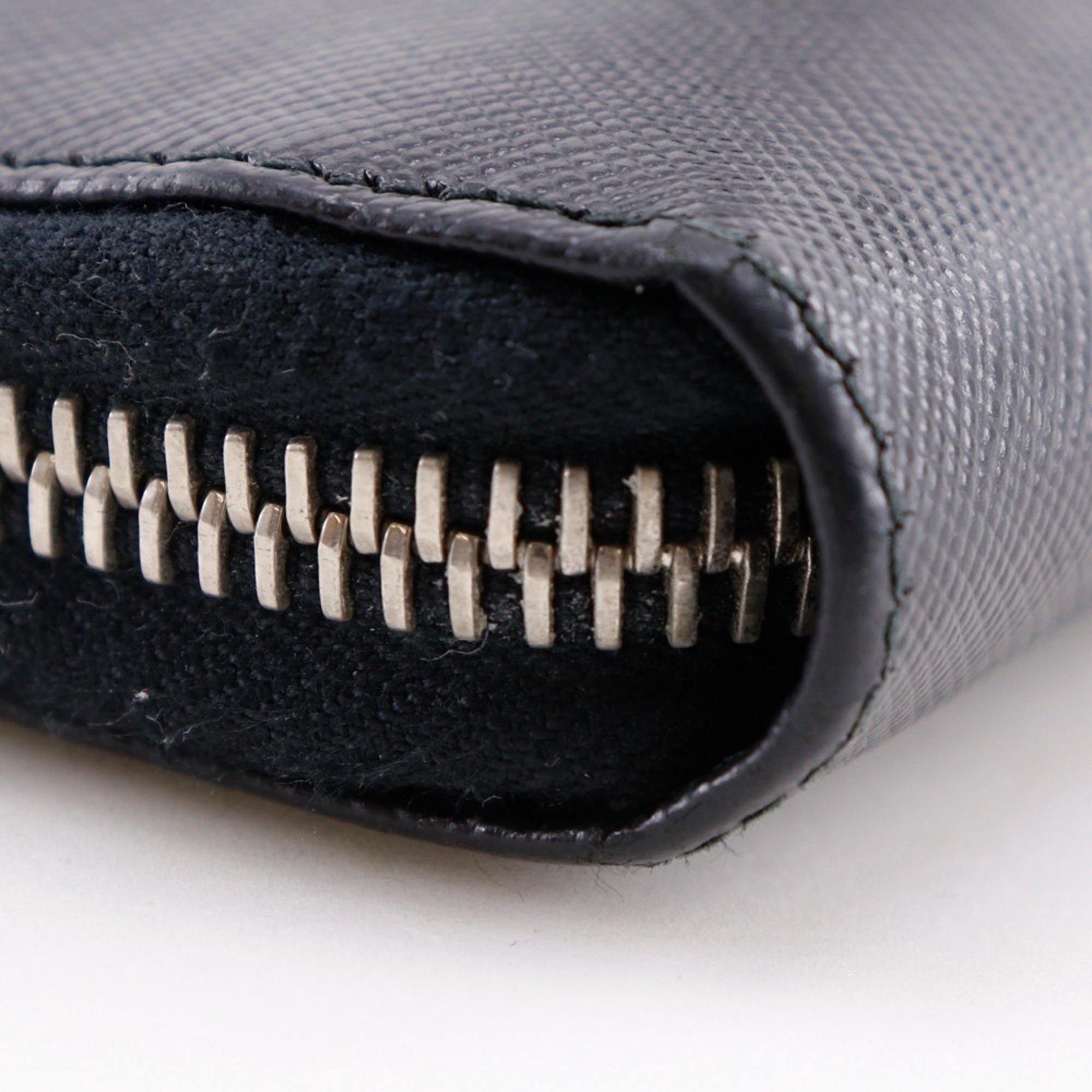 Prada Saffiano Black Saffiano Long Wallet (Bi-Fold)