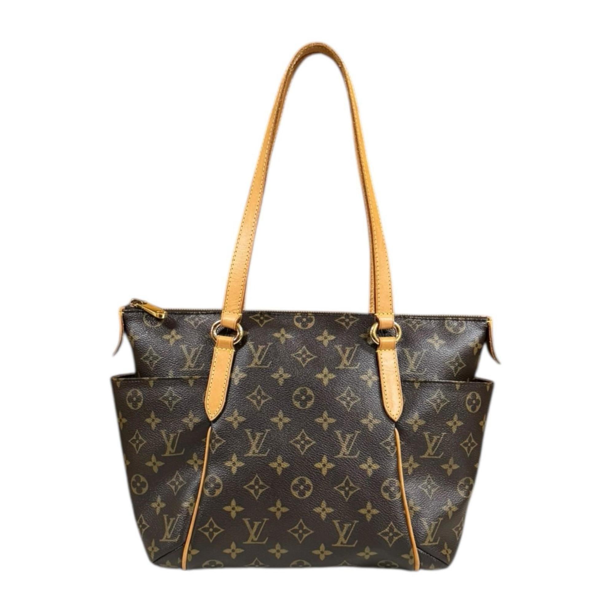 Louis Vuitton Brown Monogram Canvas Tote Bag